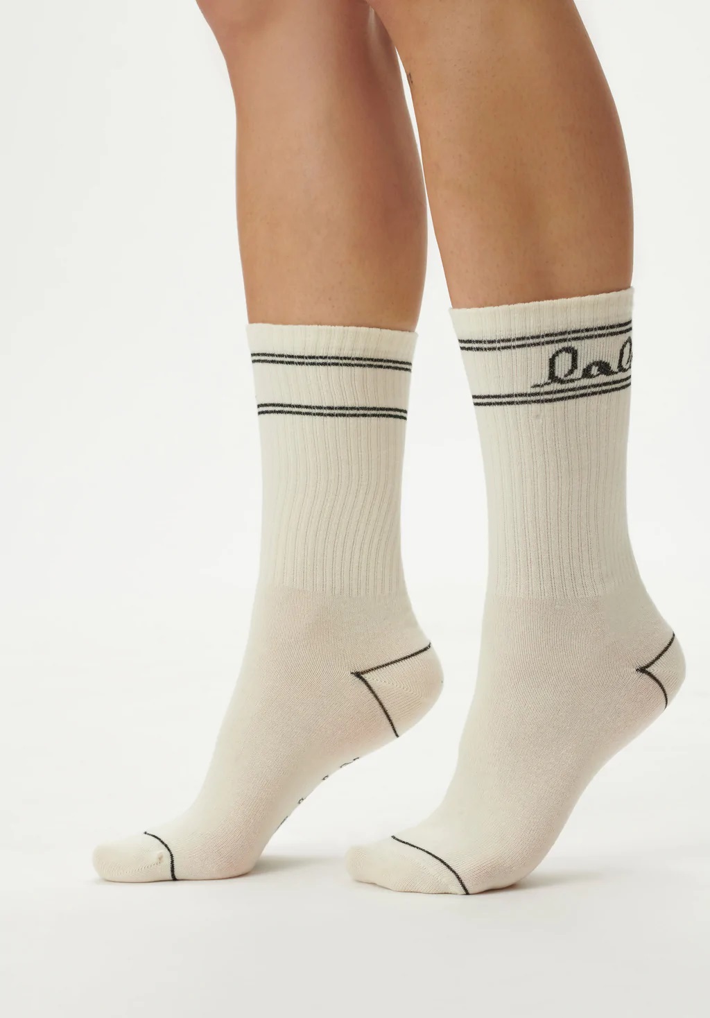 Lala Berlin Socks Alja in White 40-42