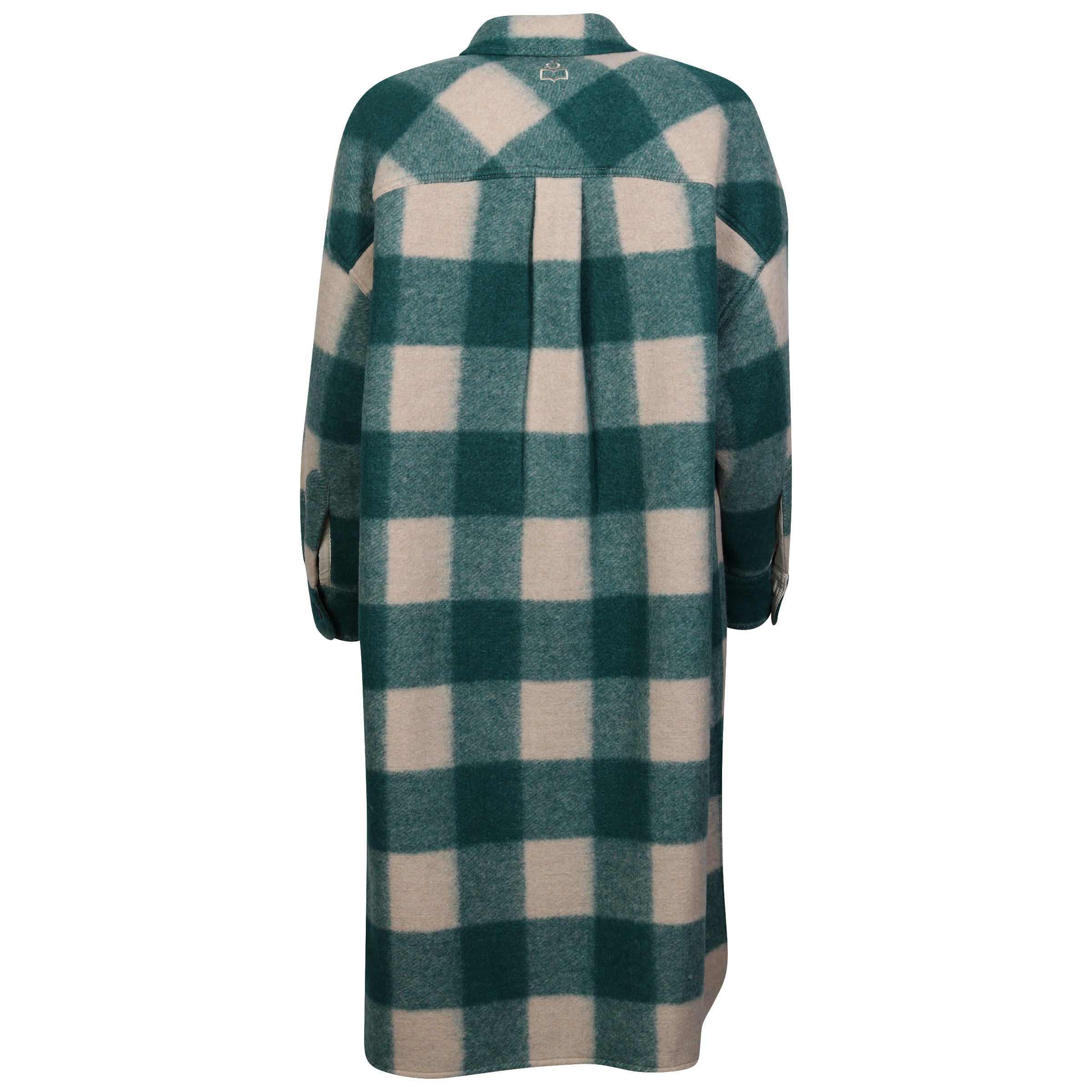 Isabel Marant Étoile Check Coat Fontizi Green