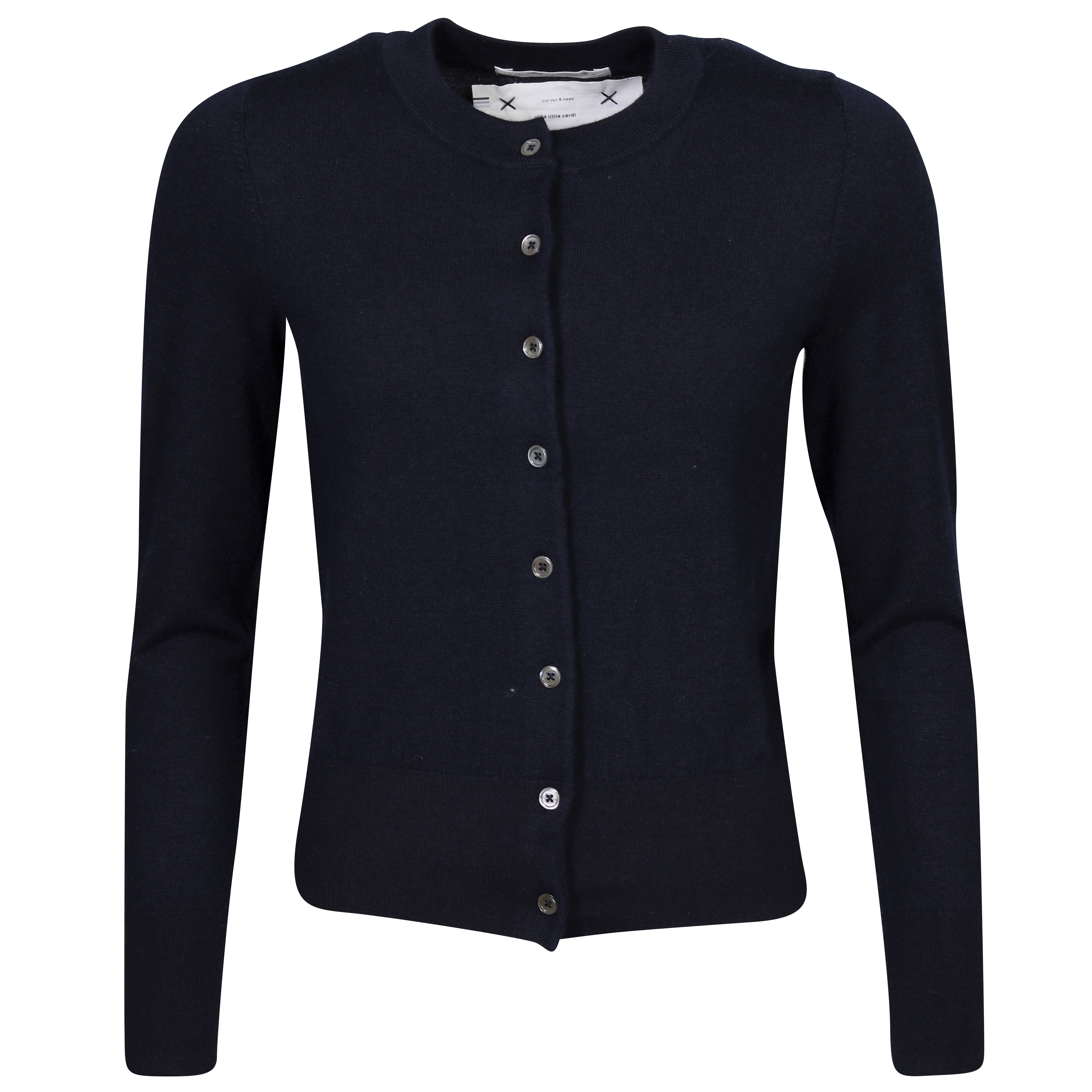 Extreme Cashmere Cardigan N°94 Little Cardi in Navy