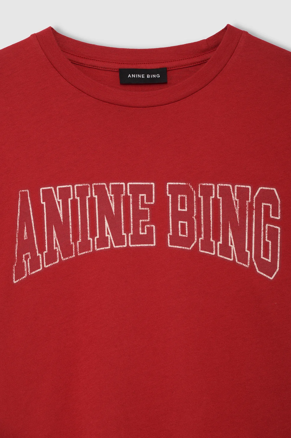 ANINE BING Shelly Tee in Tango Red