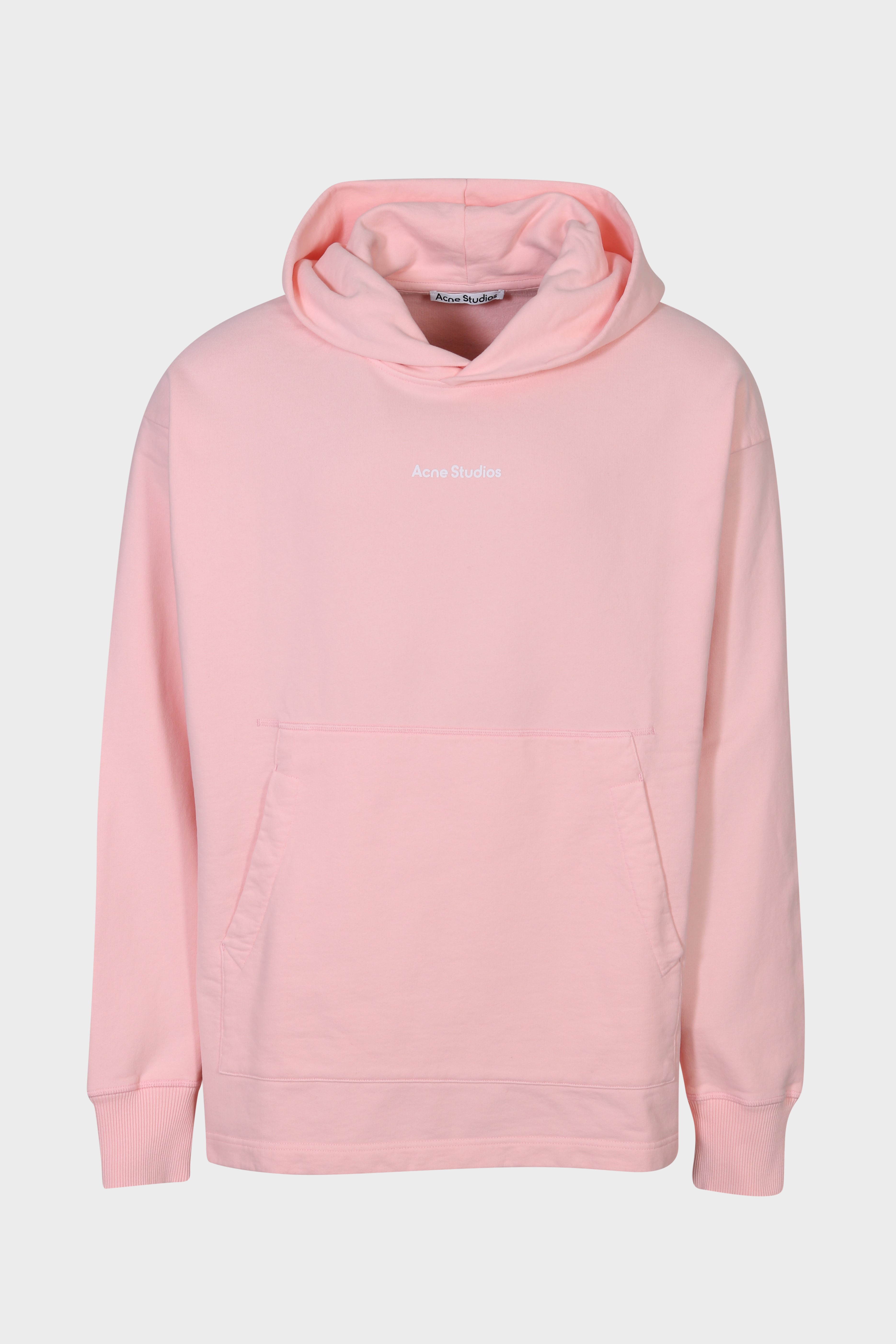 ACNE STUDIOS Stamp Oversize Sweathoodie in Pale Pink