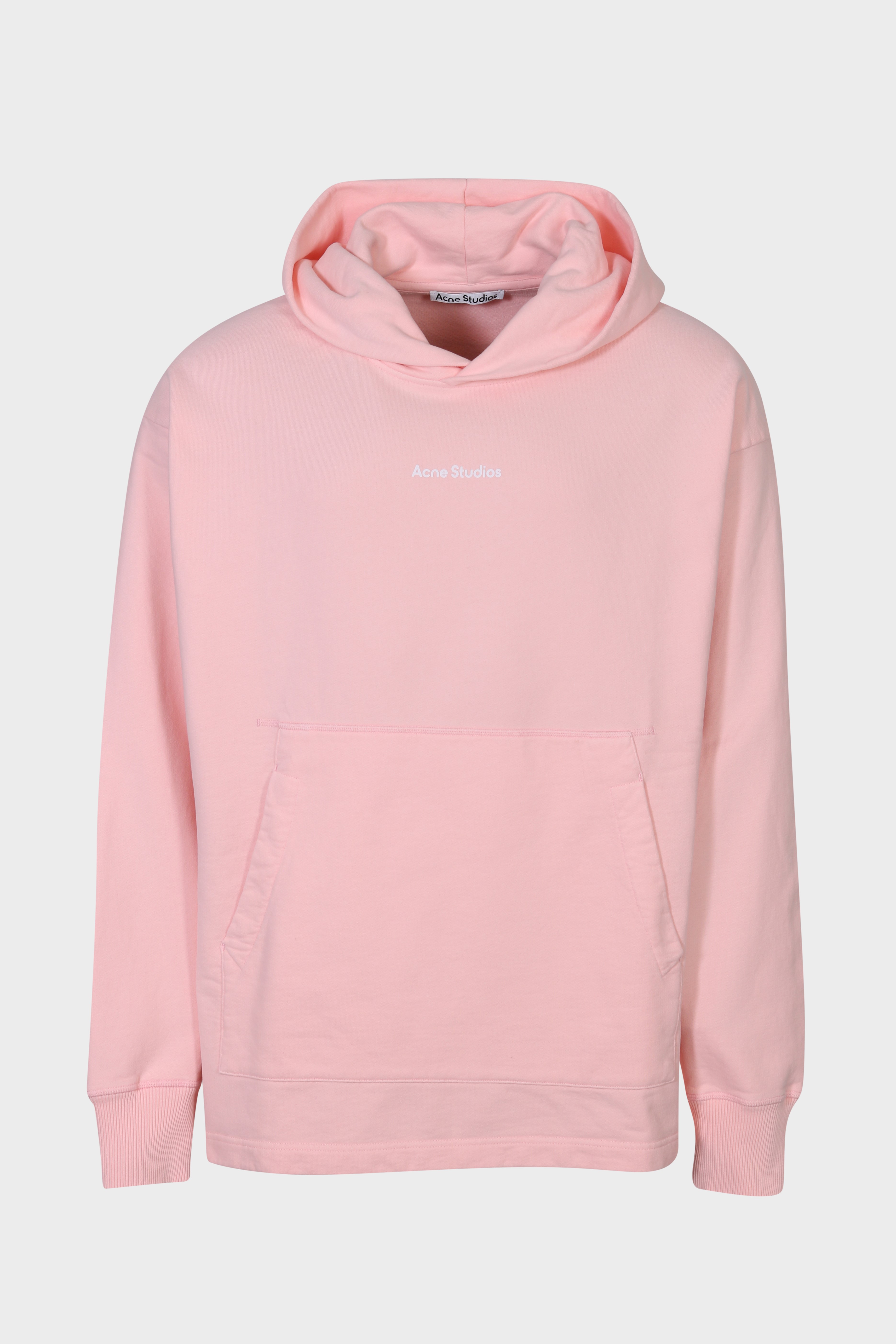 ACNE STUDIOS Stamp Oversize Sweathoodie in Pale Pink L