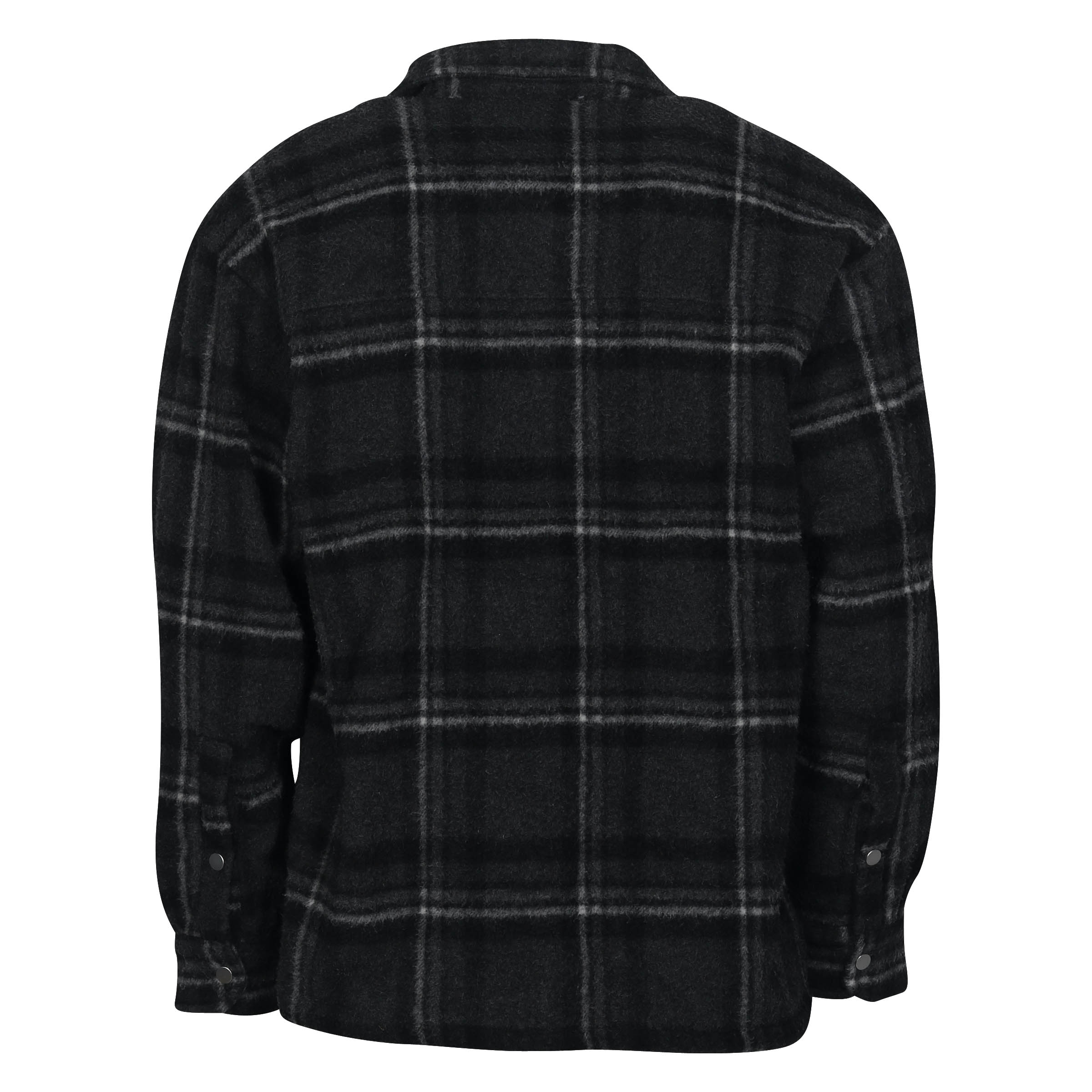 Represent Check Overshirt in Grey XL