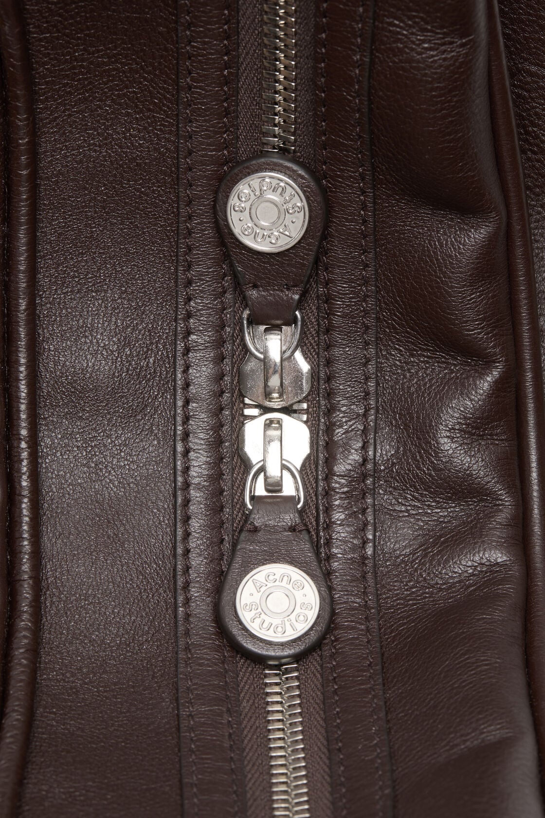 ACNE STUDIOS Camero Camera Bag in Chocolate Brown
