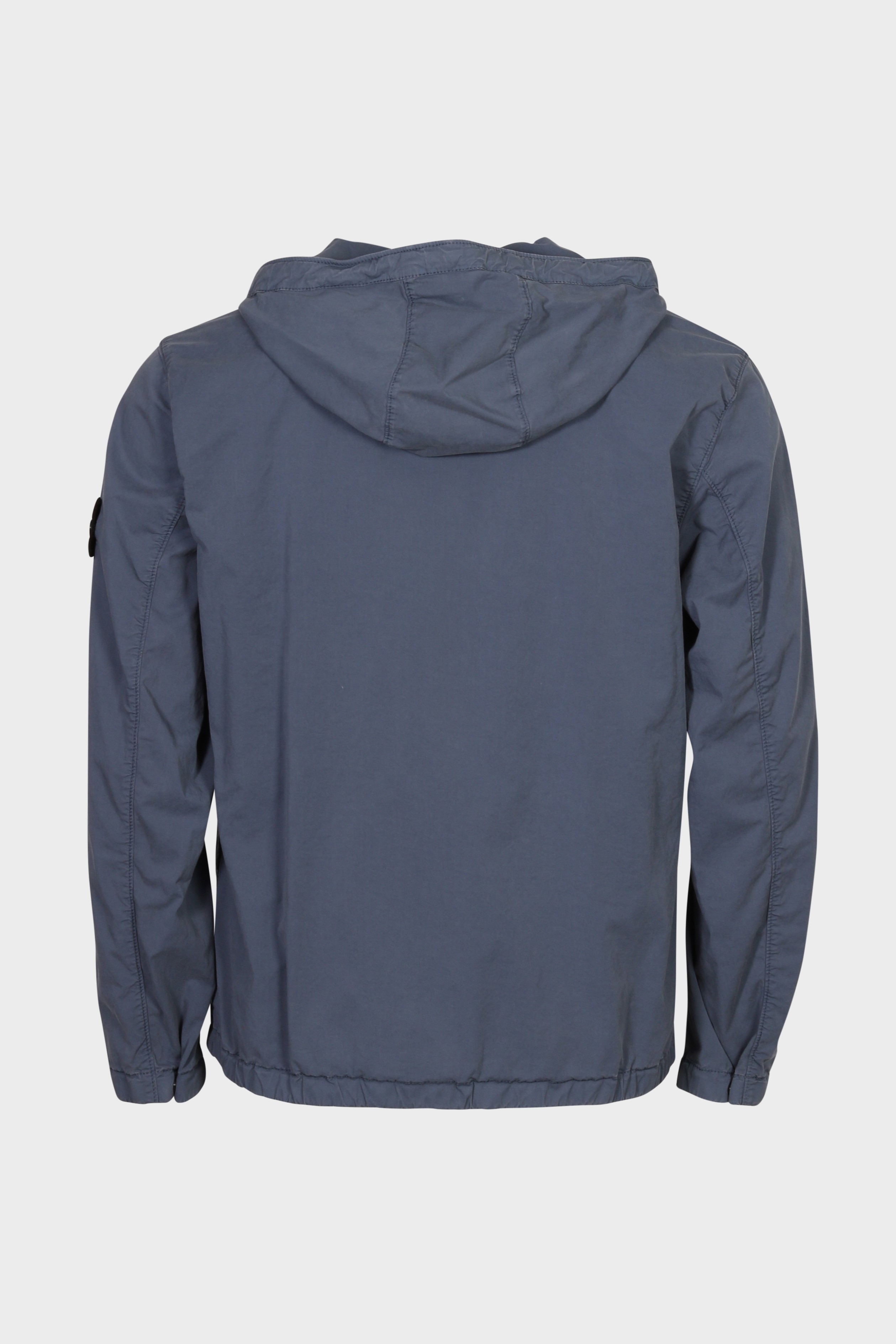 STONE ISLAND Supima Cotton Twill Jacket in Blue STONE ISLAND Supima Cotton Twill Jacket in Blue