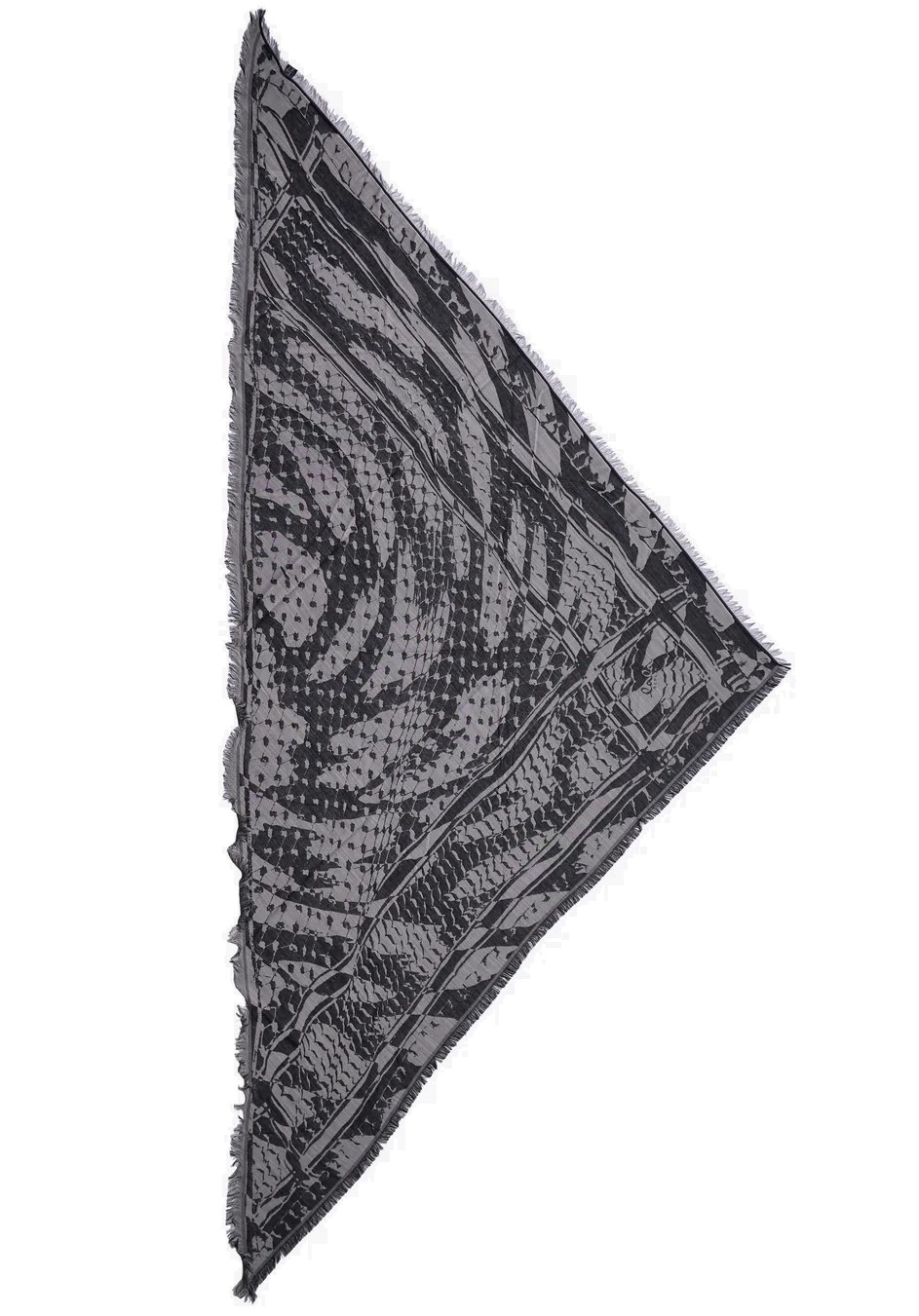 LALA BERLIN Scarf Amalin in Egret Black