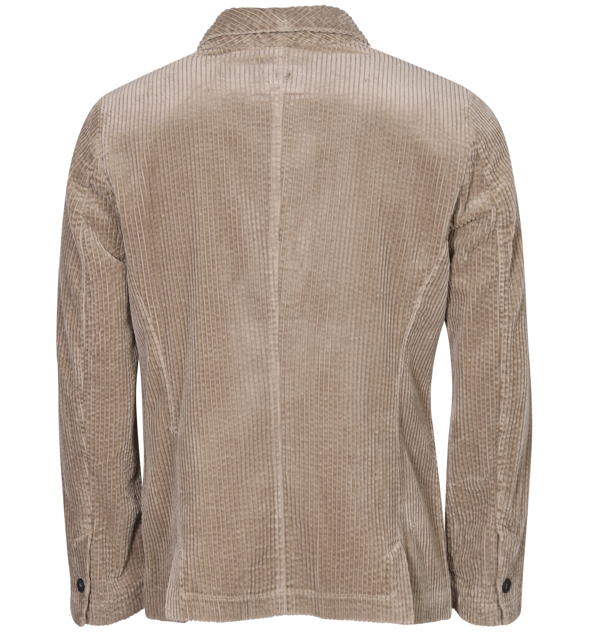 HANNES ROETHER Corduroy Jacket in Light Khaki