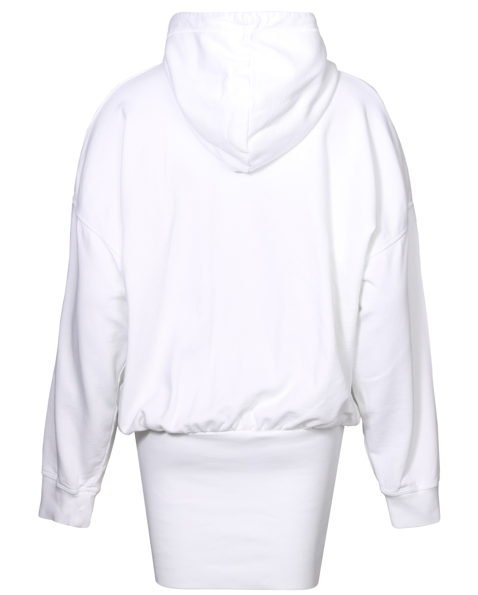 DSQUARED2 Hoddie Sweat Dress in White