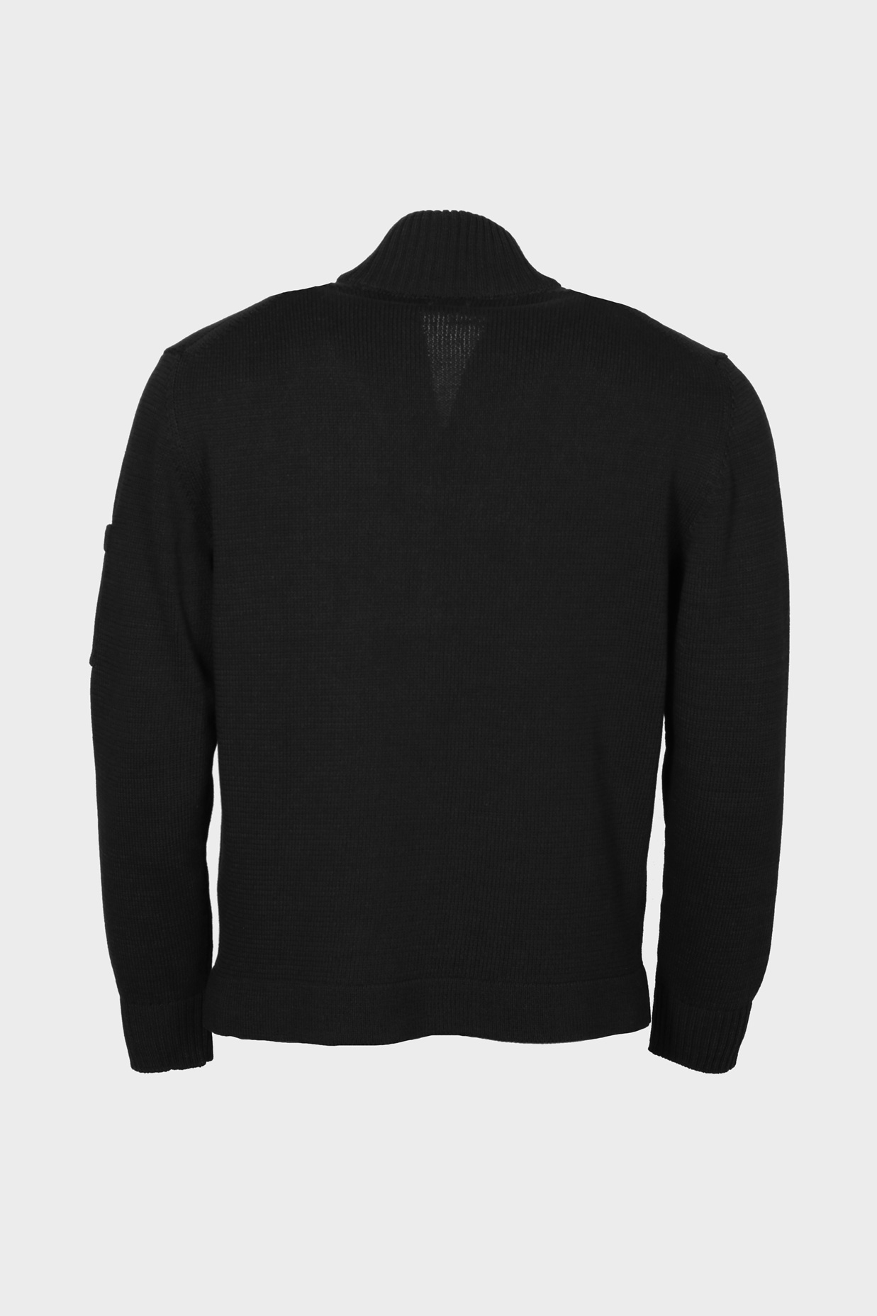 C.P. COMPANY Cotton Knit Jacket in Black