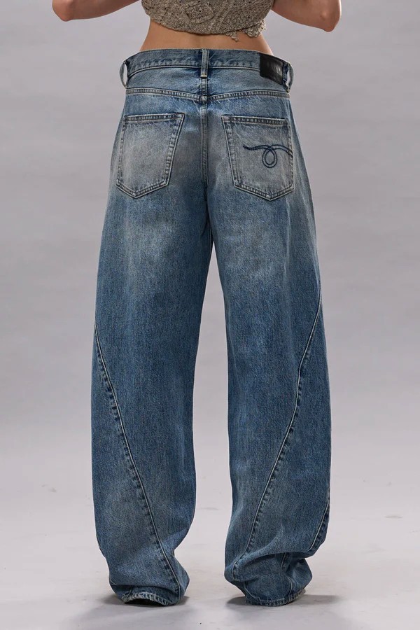 R13 Janine Jeans in Bowery Indigo