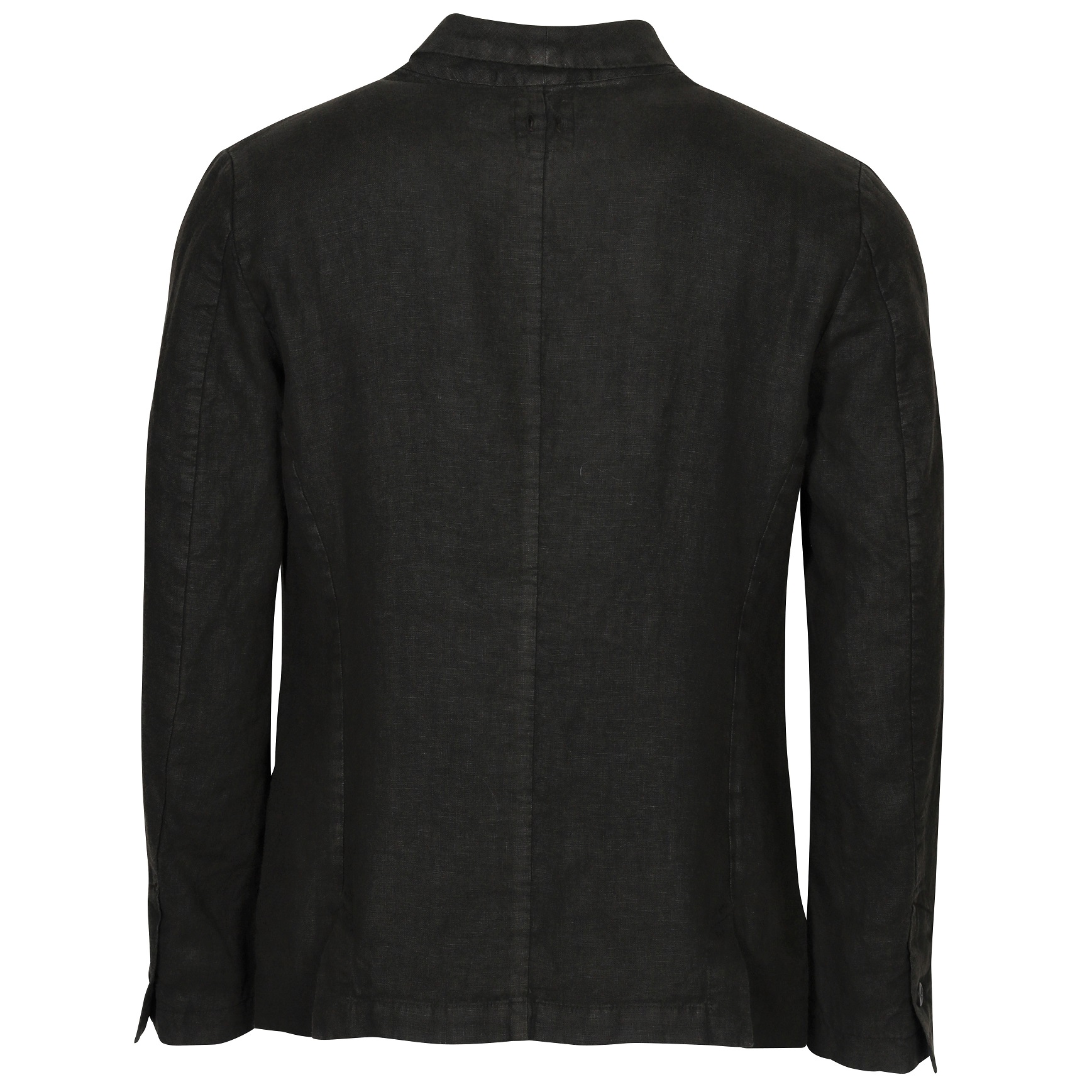 HANNES ROETHER Linen Jacket in Dark Olive M