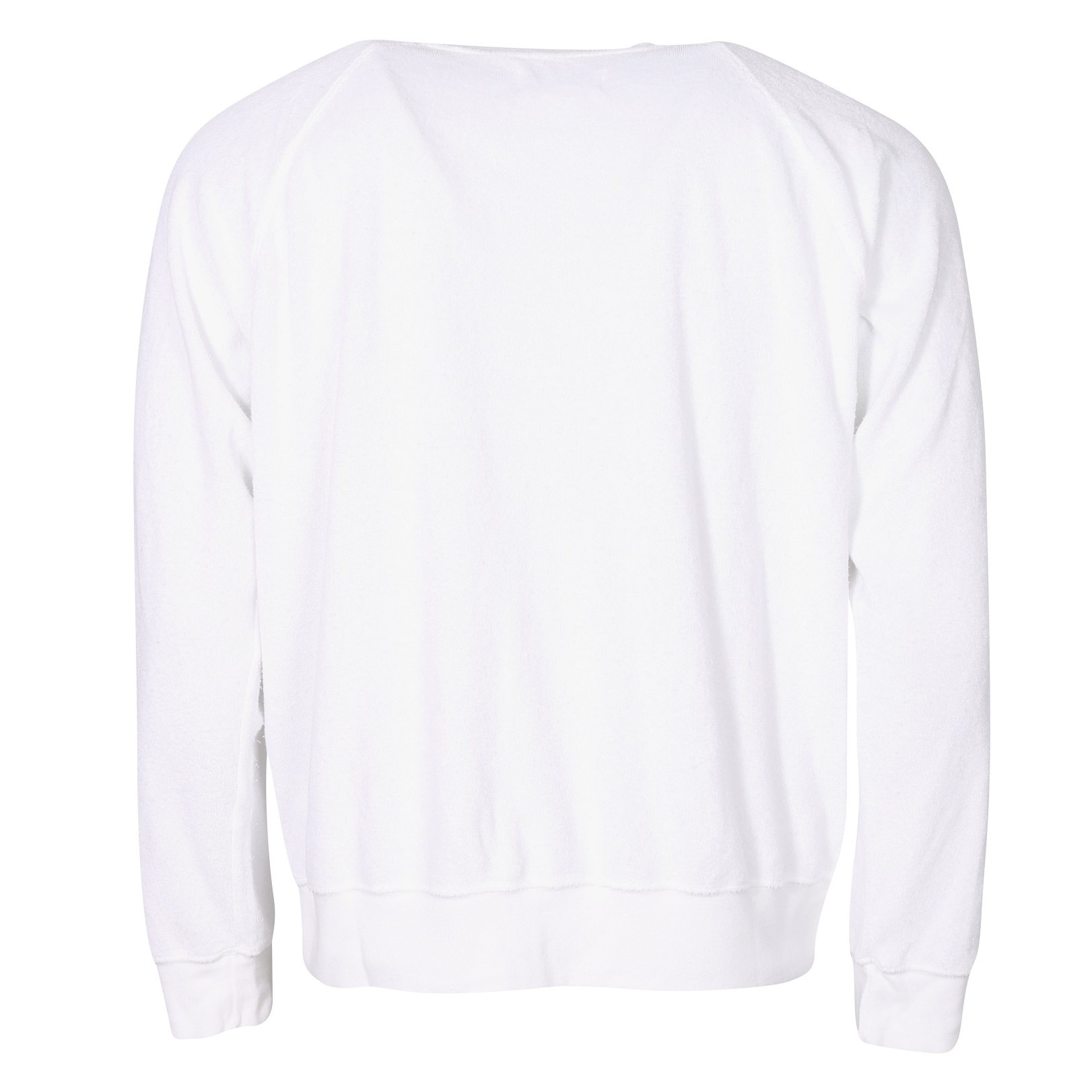 JASPER LOS ANGELES Terry Crewneck Sweatshirt Sunset in White XL