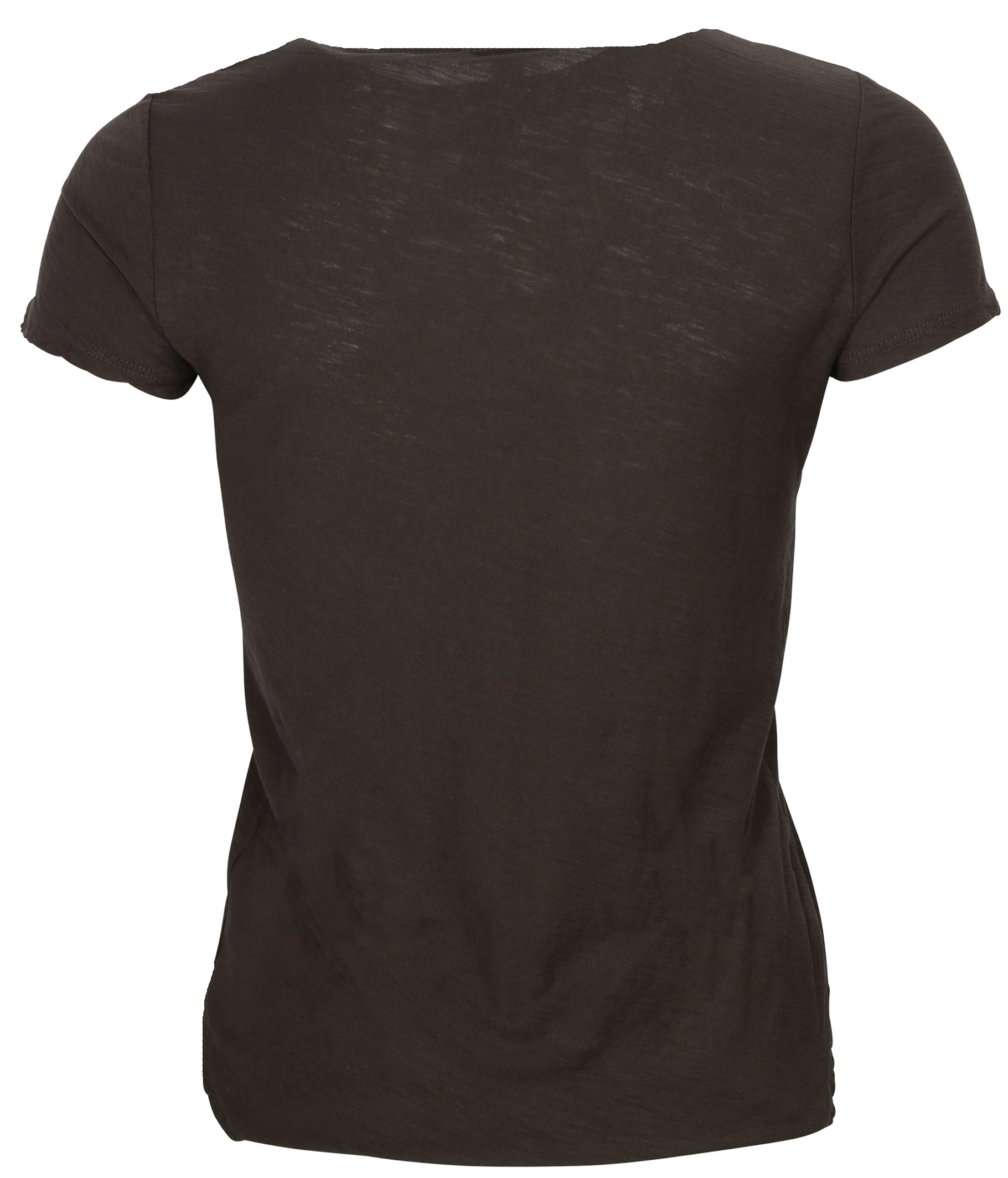 JAMES PERSE Sheer Slub Crew Neck T-Shirt in Carbon 1/S