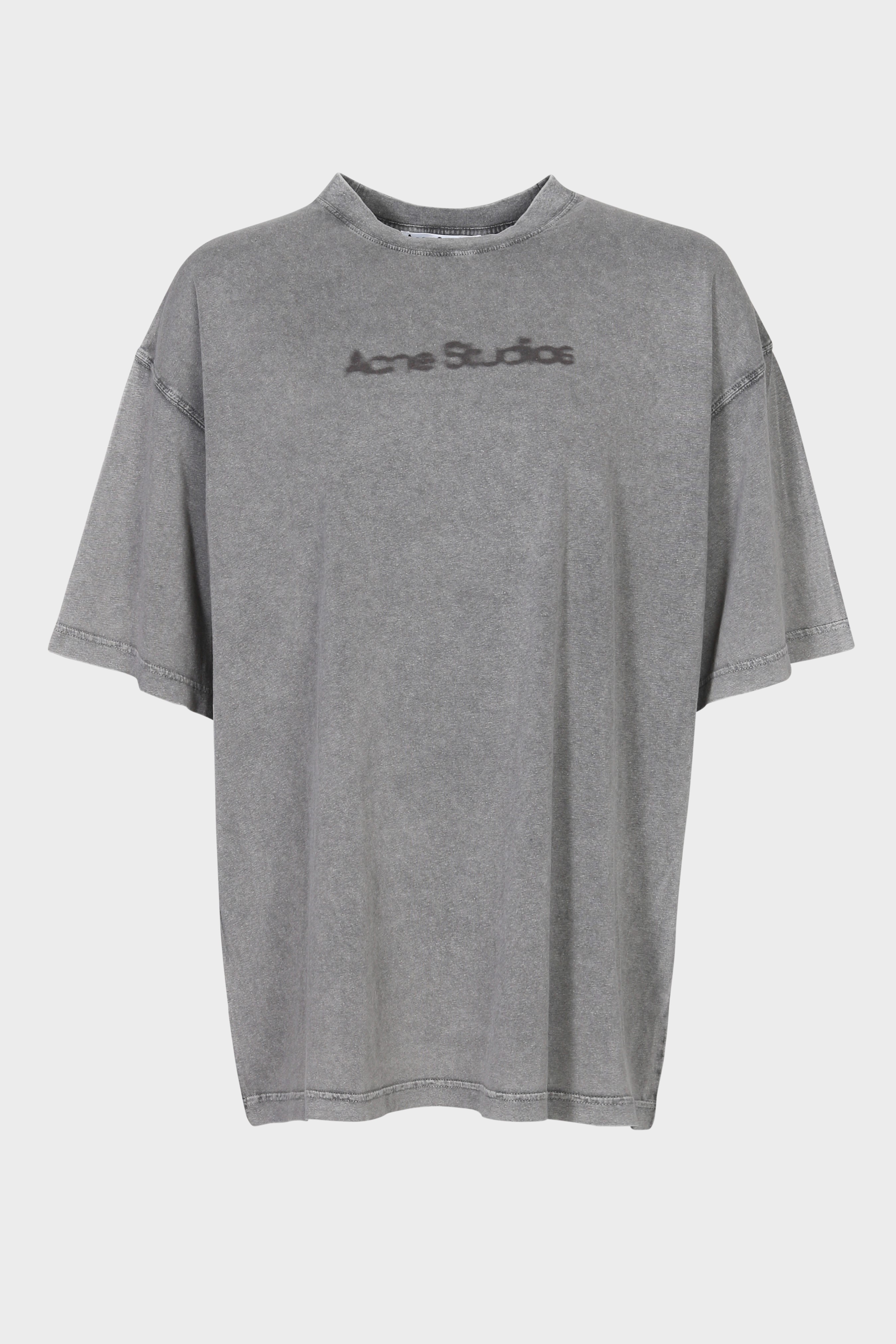 ACNE STUDIOS Logo T-Shirt in Faded Grey L