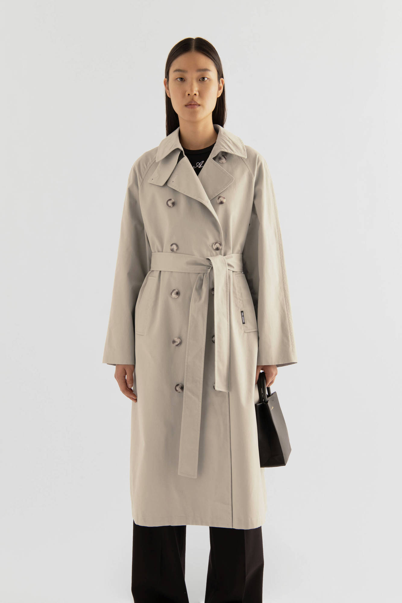 AXEL ARIGATO Globe Summer Coat in Dark Beige L