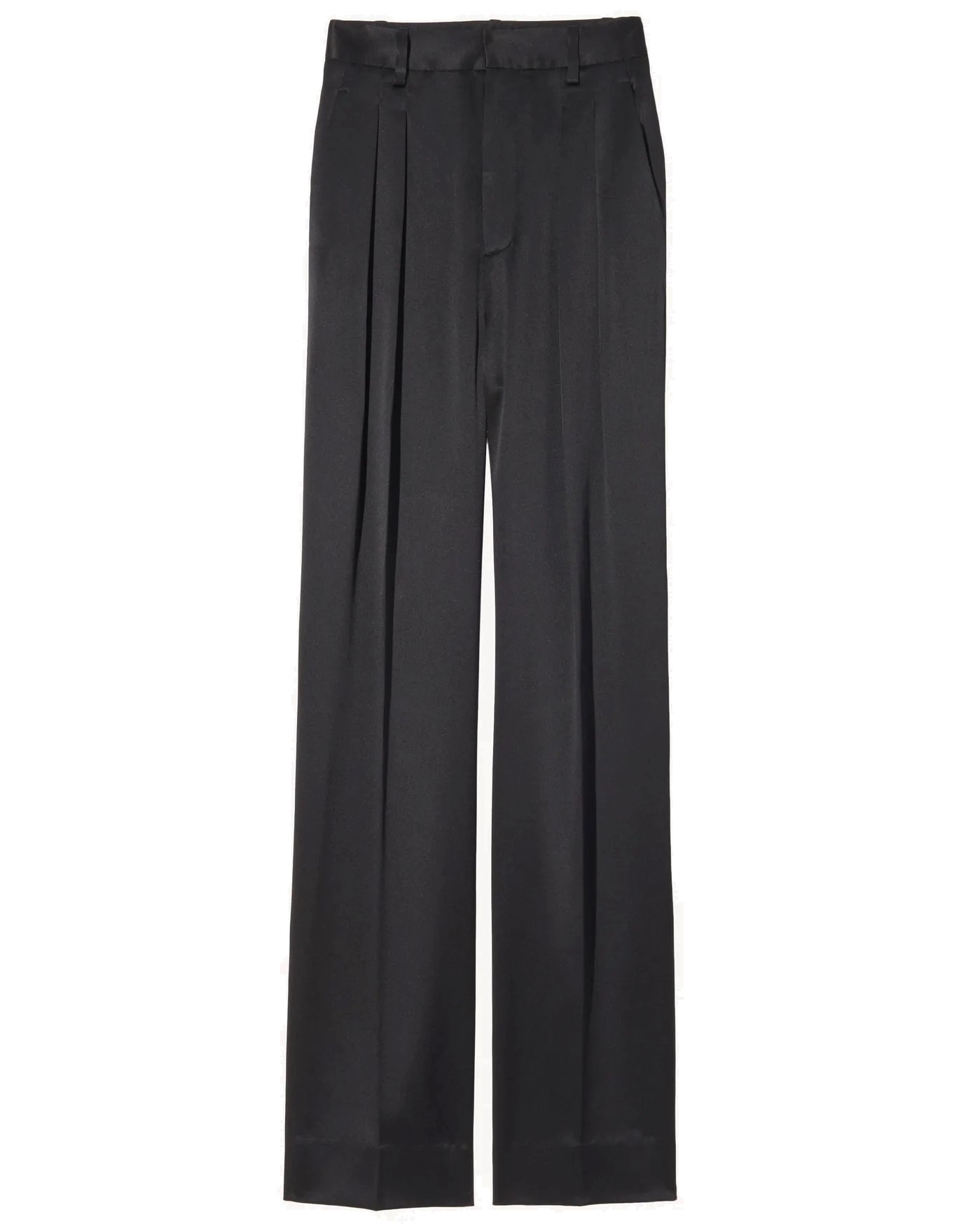 NILI LOTAN Etienne Silk Pant in Black L - US6