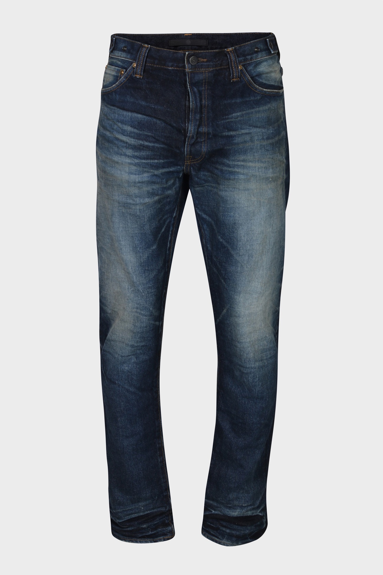 MASTERCRAFT UNION Limited Straight Fit Jeans in Mid Blue Vintage