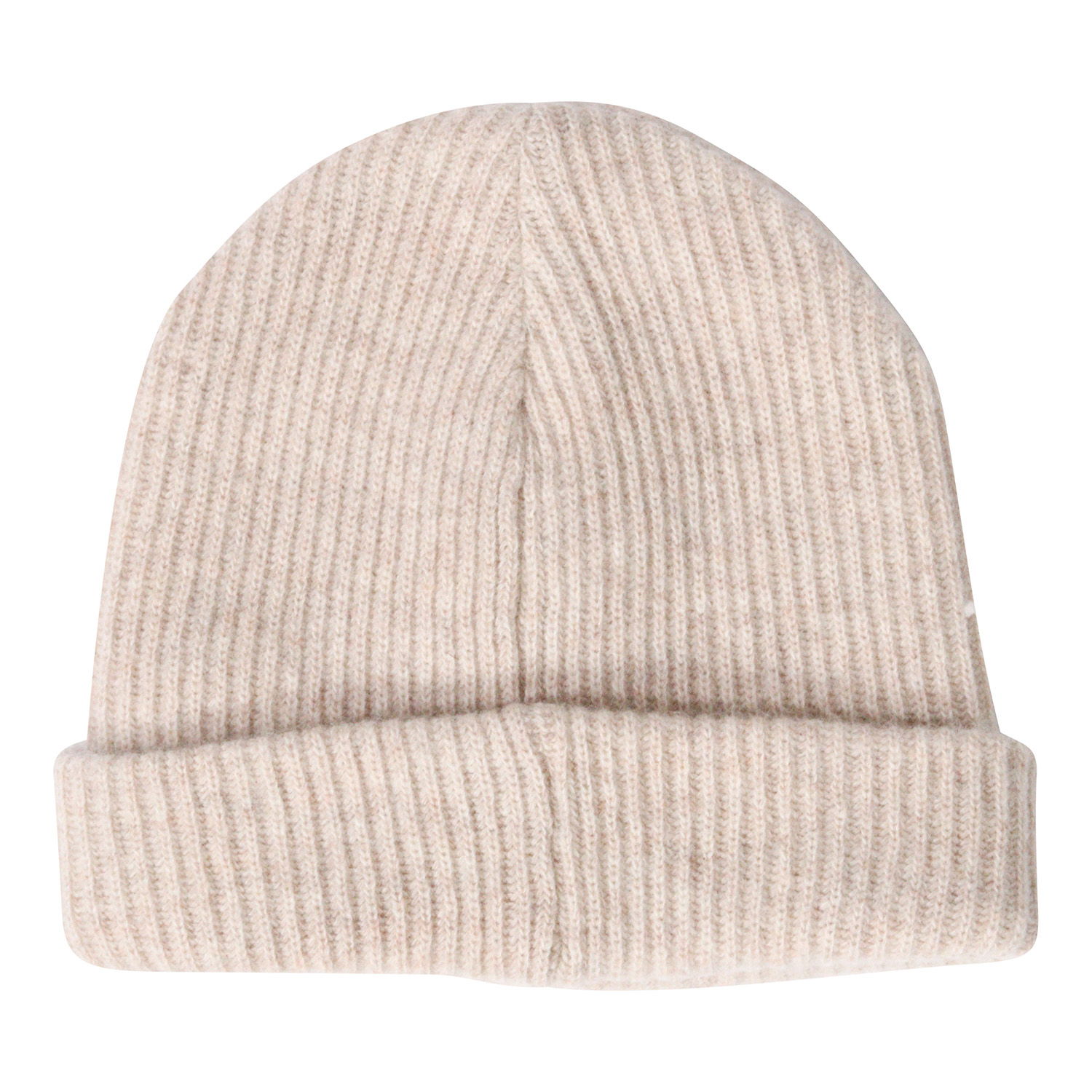 Ganni Recycled Wool Knit Hat Brazilian Sand