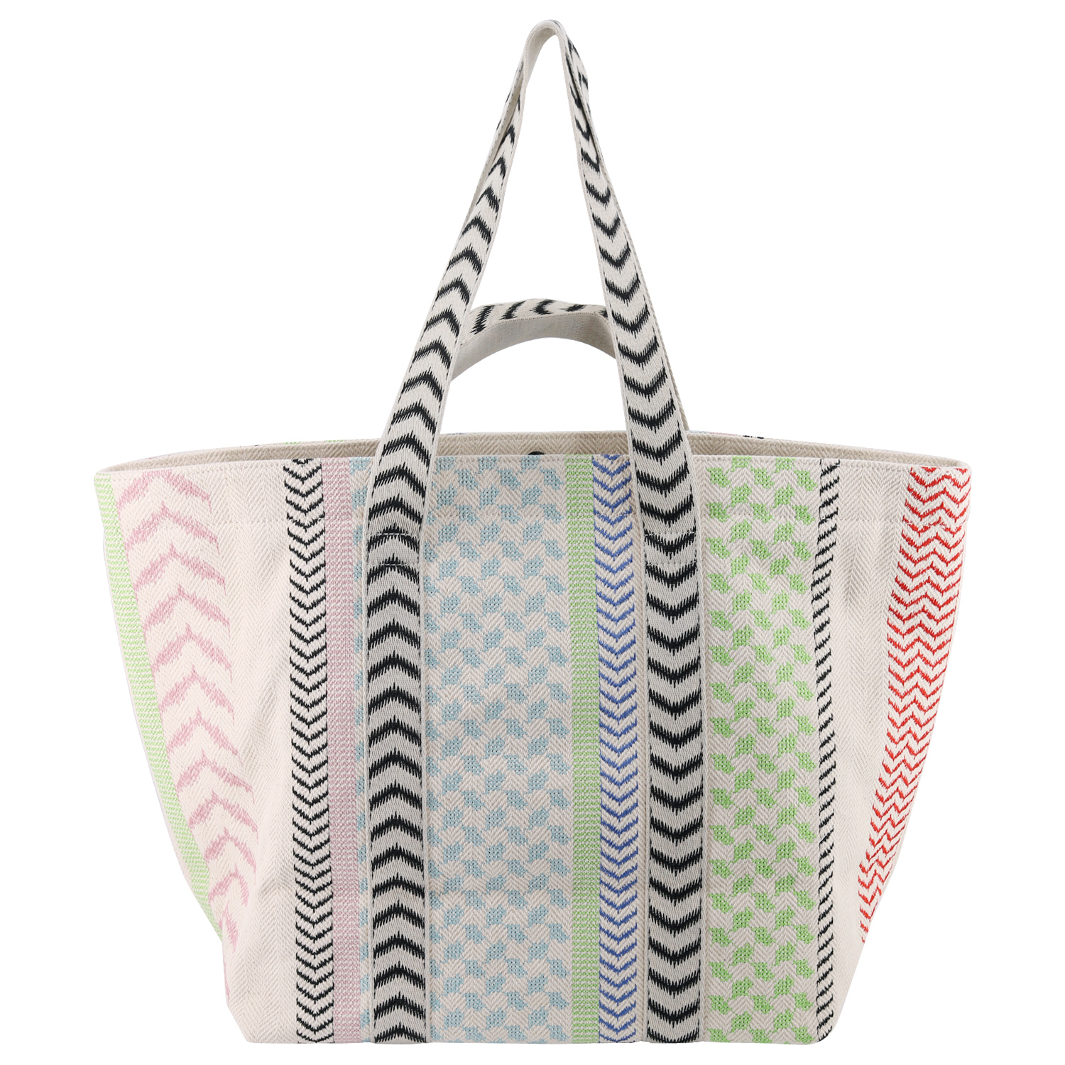Lala Berlin Tote Anika X-Stitch Multicolor