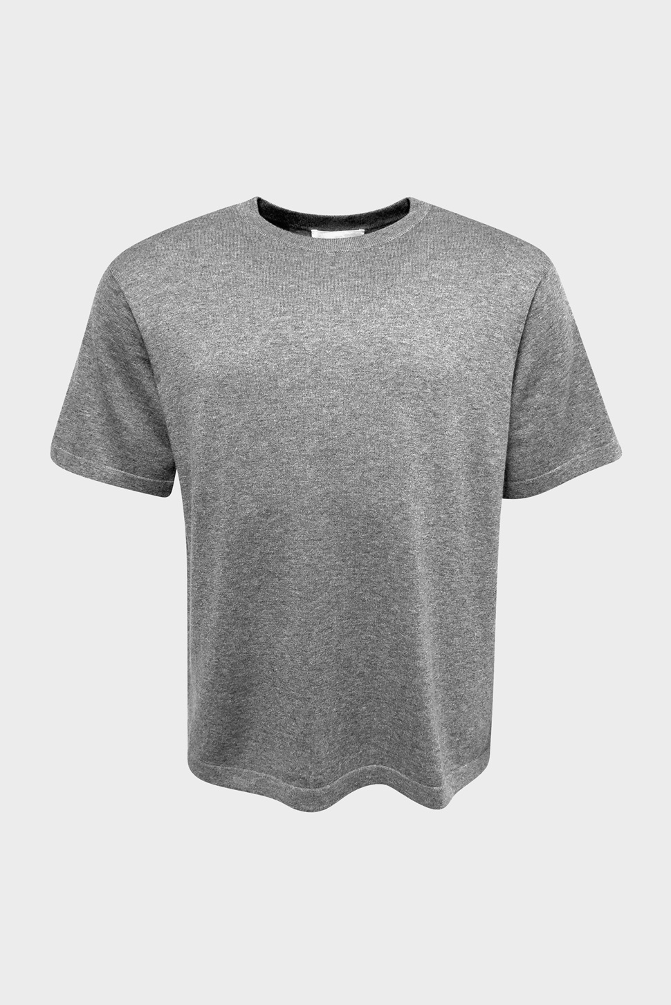 LISA YANG Bradley Cotton/Cashmere T-Shirt in Grey