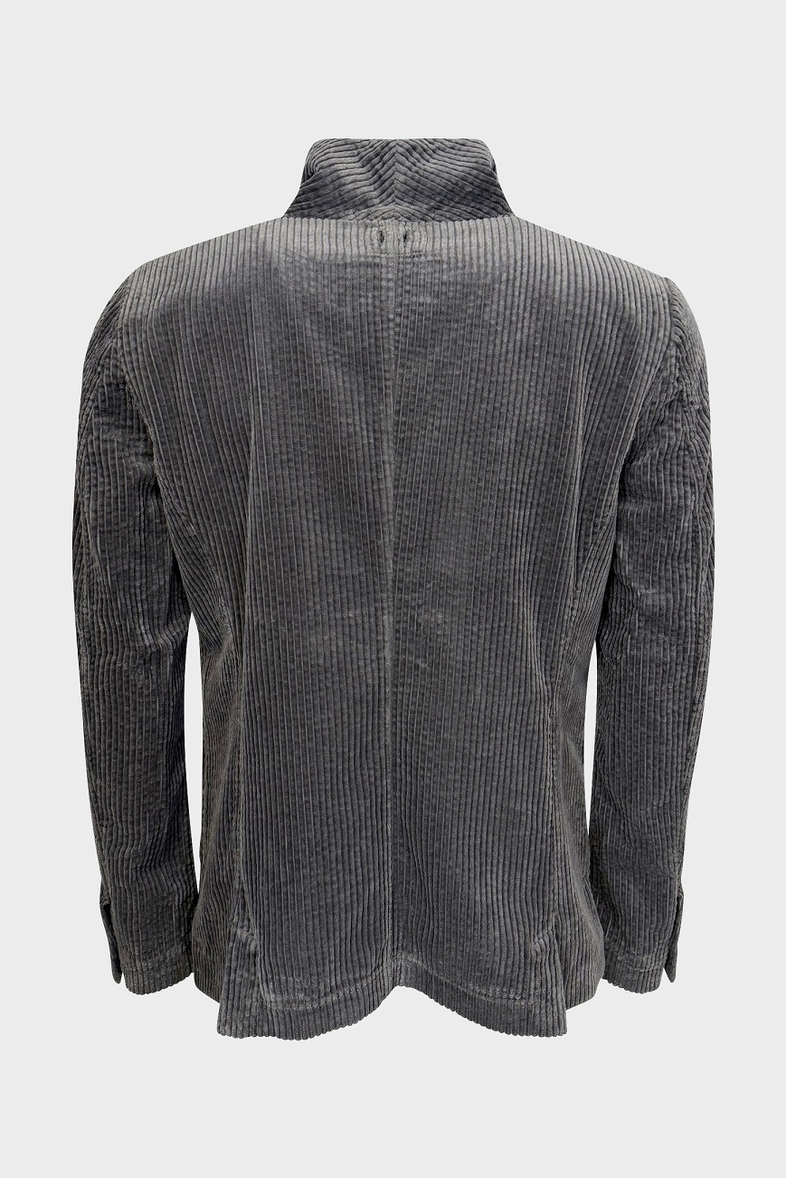 HANNES ROETHER Corduroy Jacket in Grey