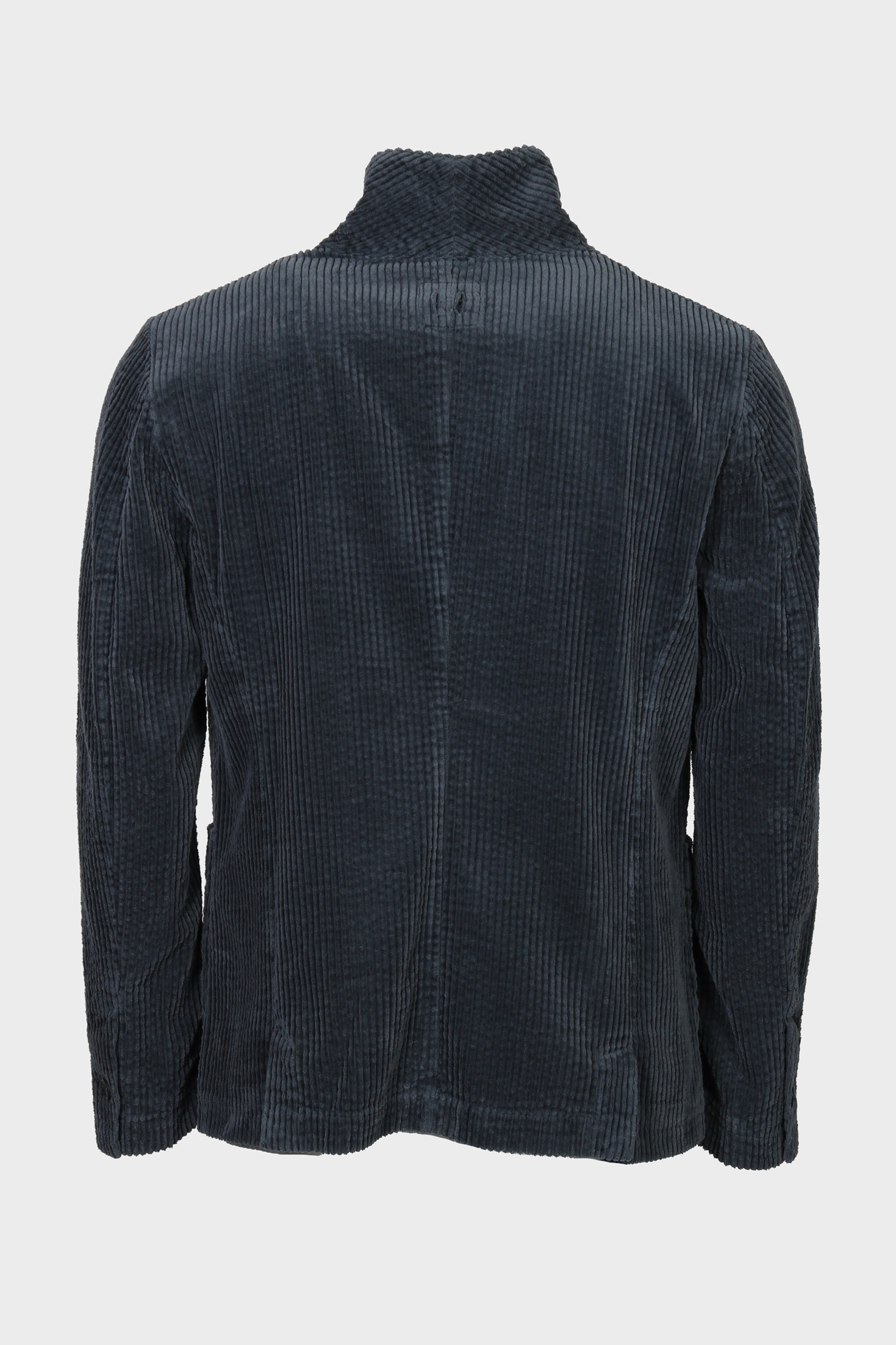 HANNES ROETHER Corduroy Jacket in Blue Grey
