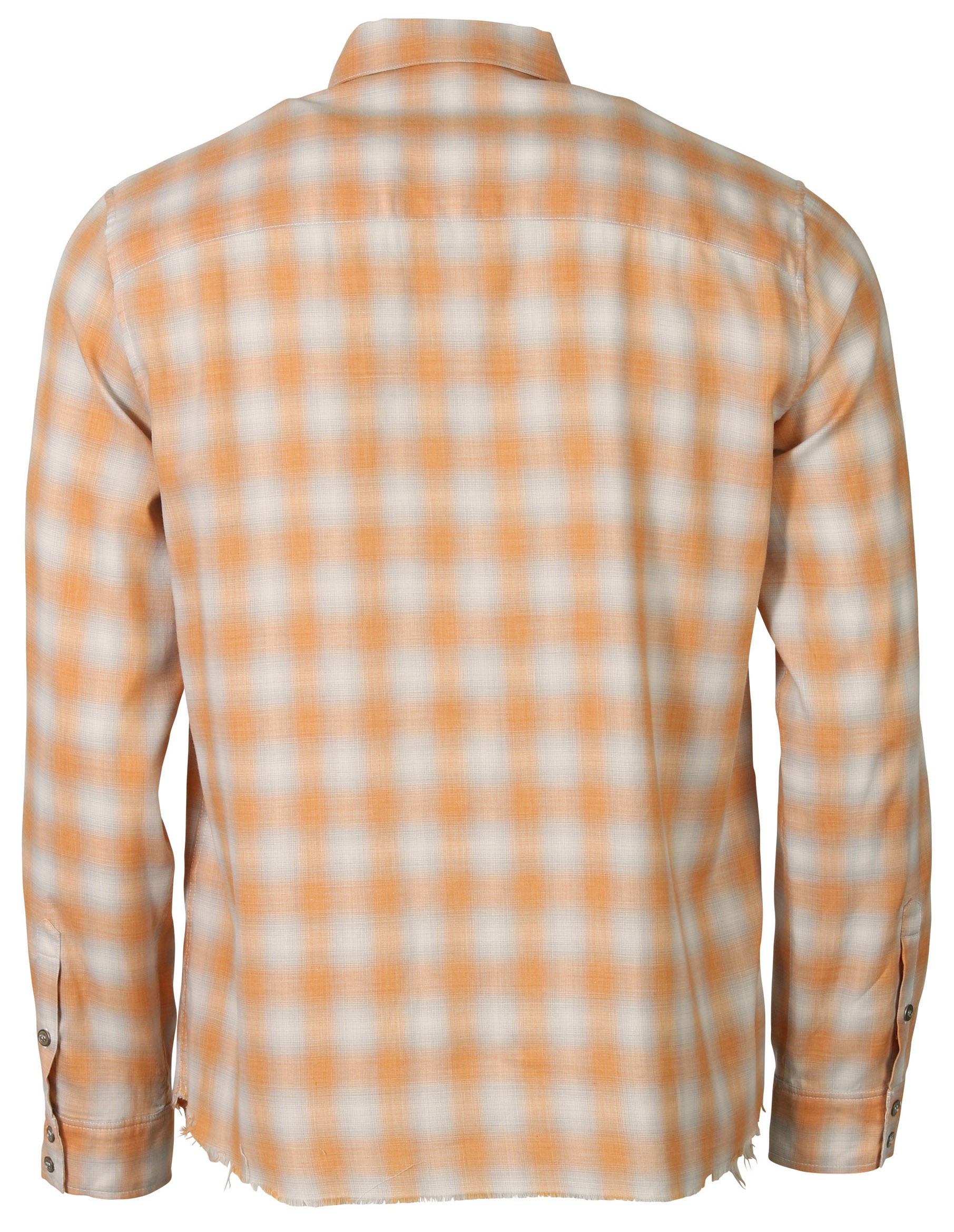 Iro Shirt Sprinkle Orange Check S