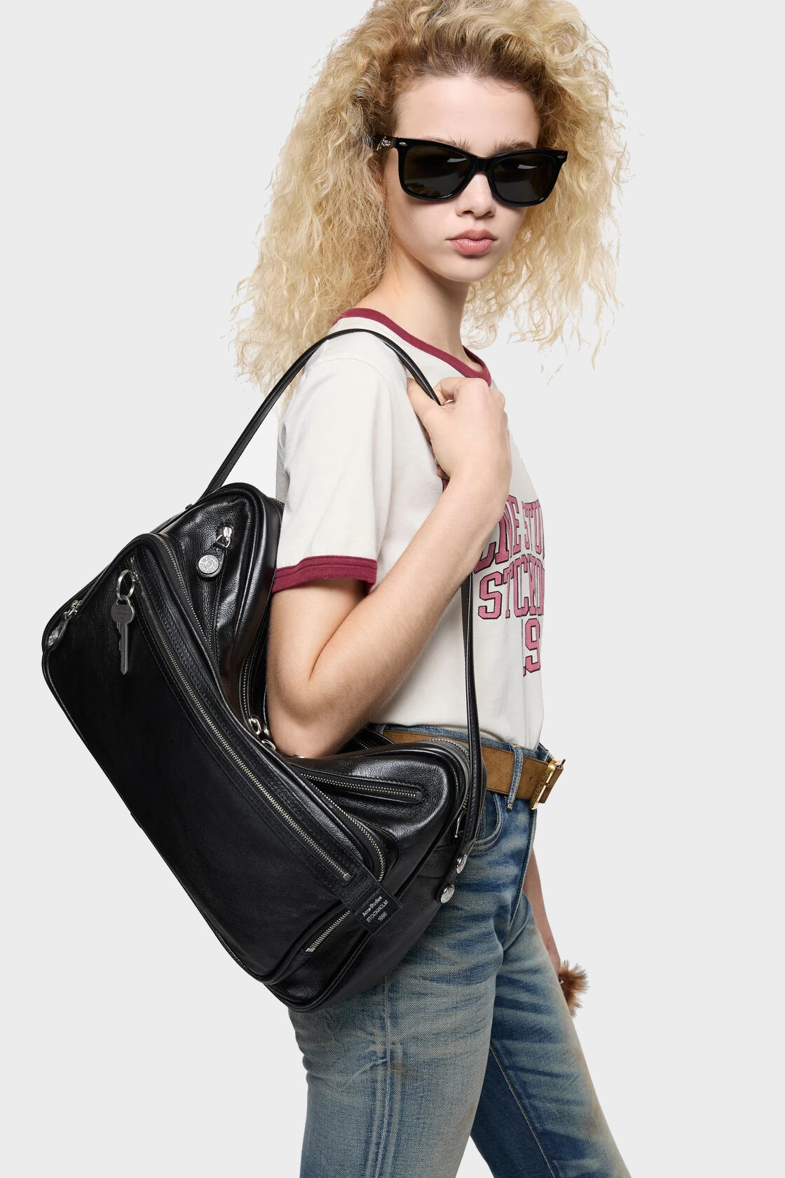 ACNE STUDIOS Camero Camera Bag in Black