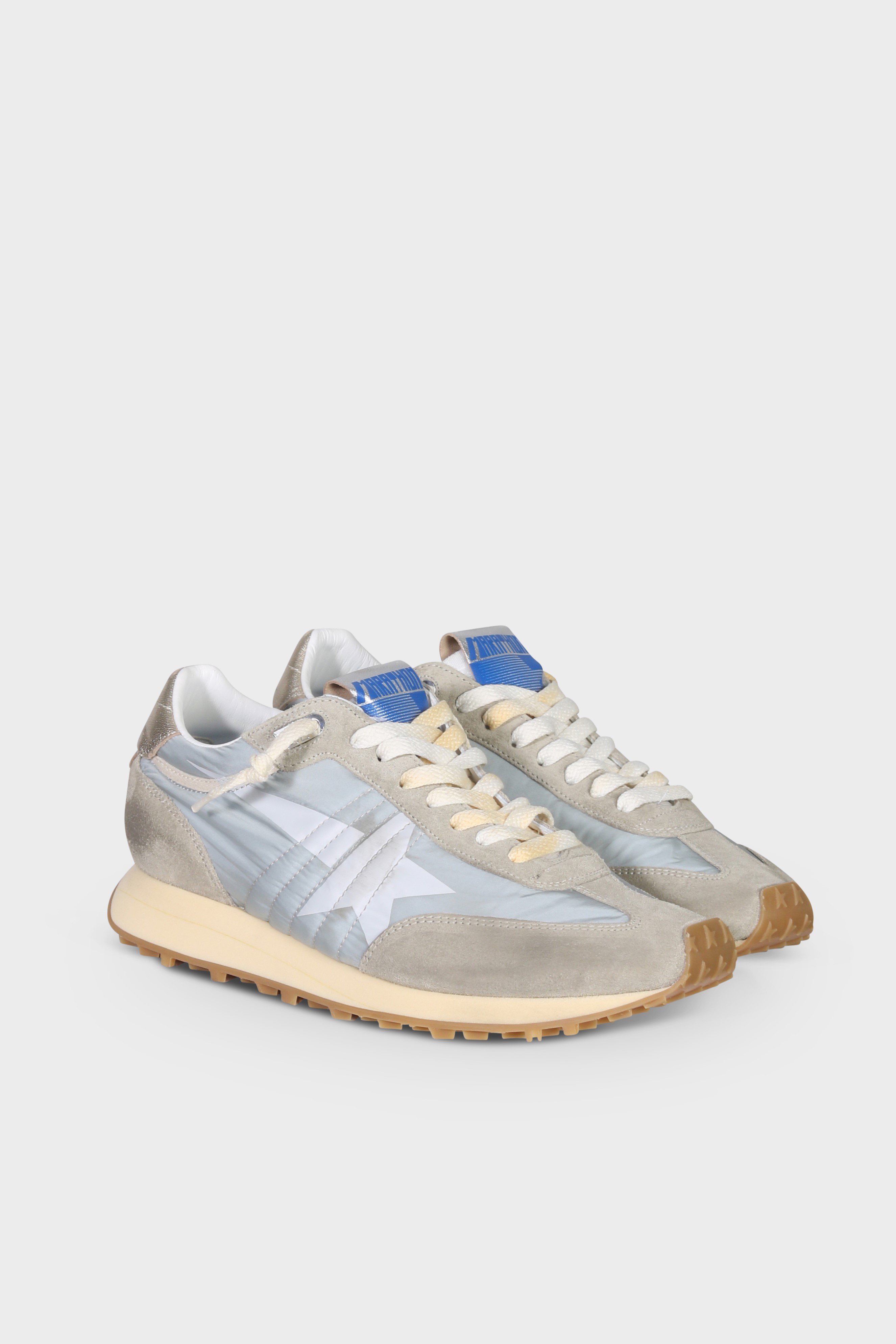 GOLDEN GOOSE Running Marathon in Light Blue/Ice/White