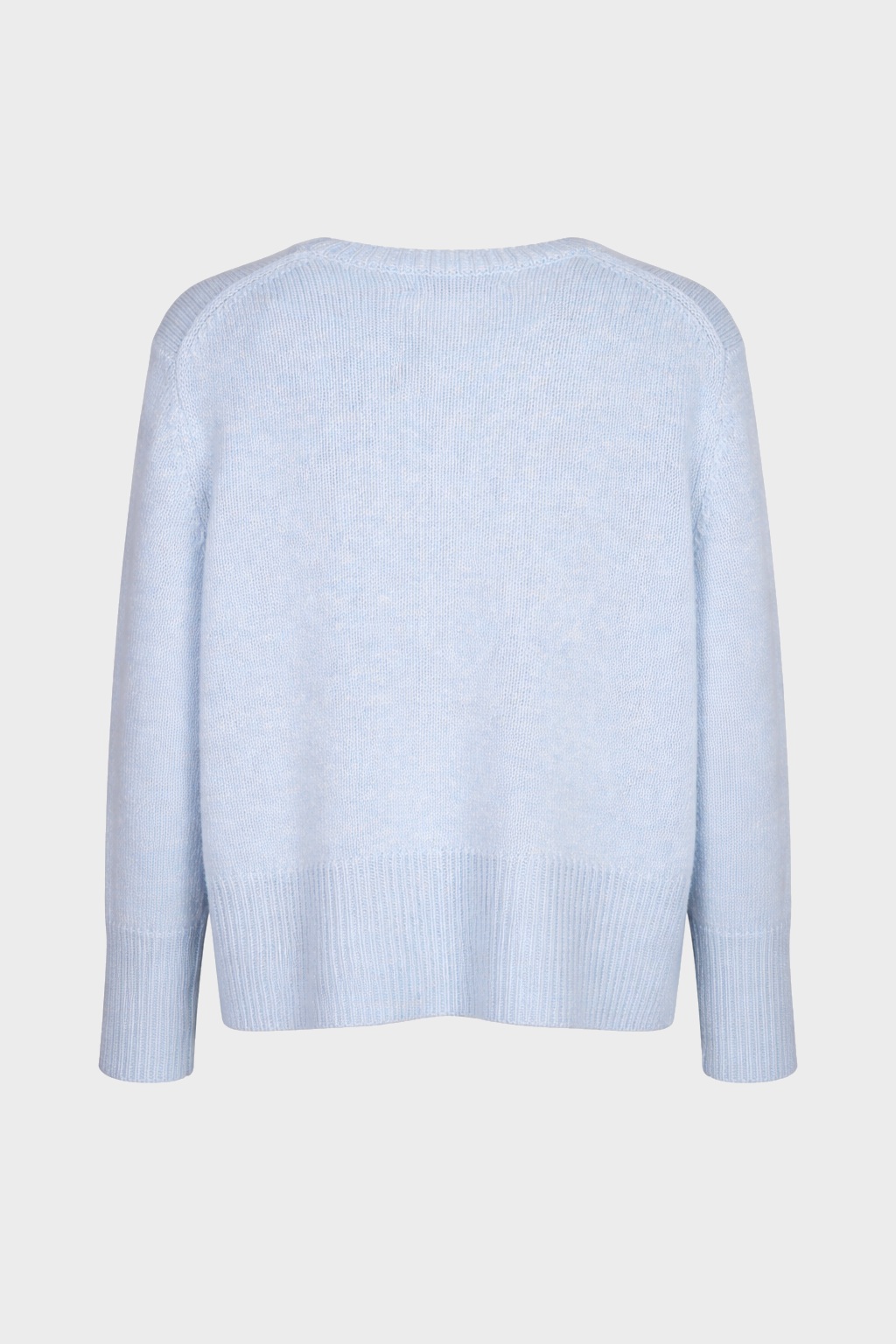 FLONA Cashmere Oversize Sweater in Light Blue Melange