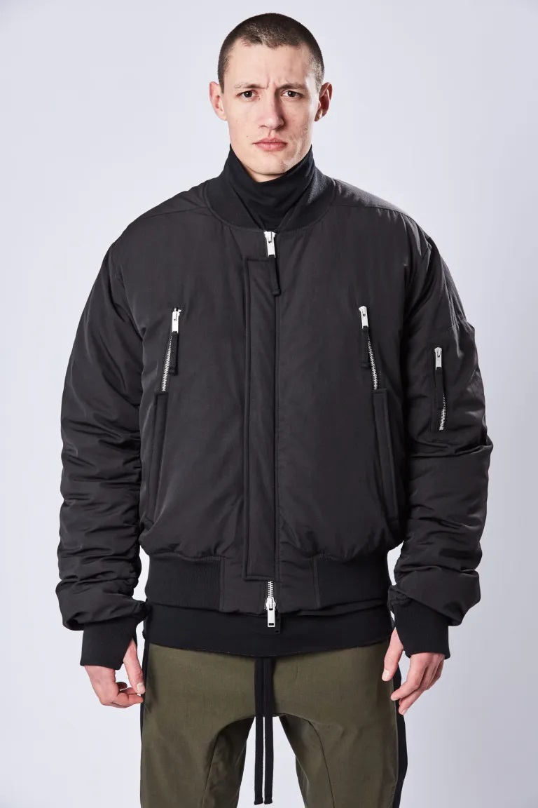 THOM KROM Padded Bomberjacket in Black S