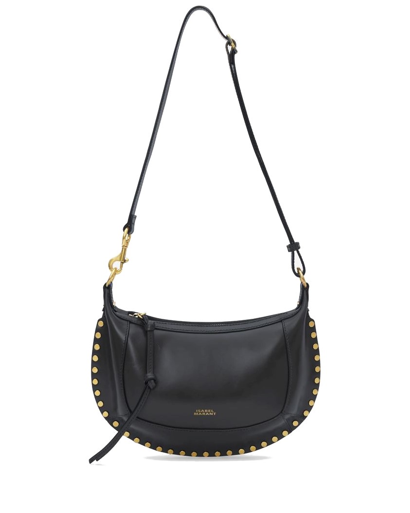 ISABEL MARANT Oskan Moon Shoulder Bag in Black