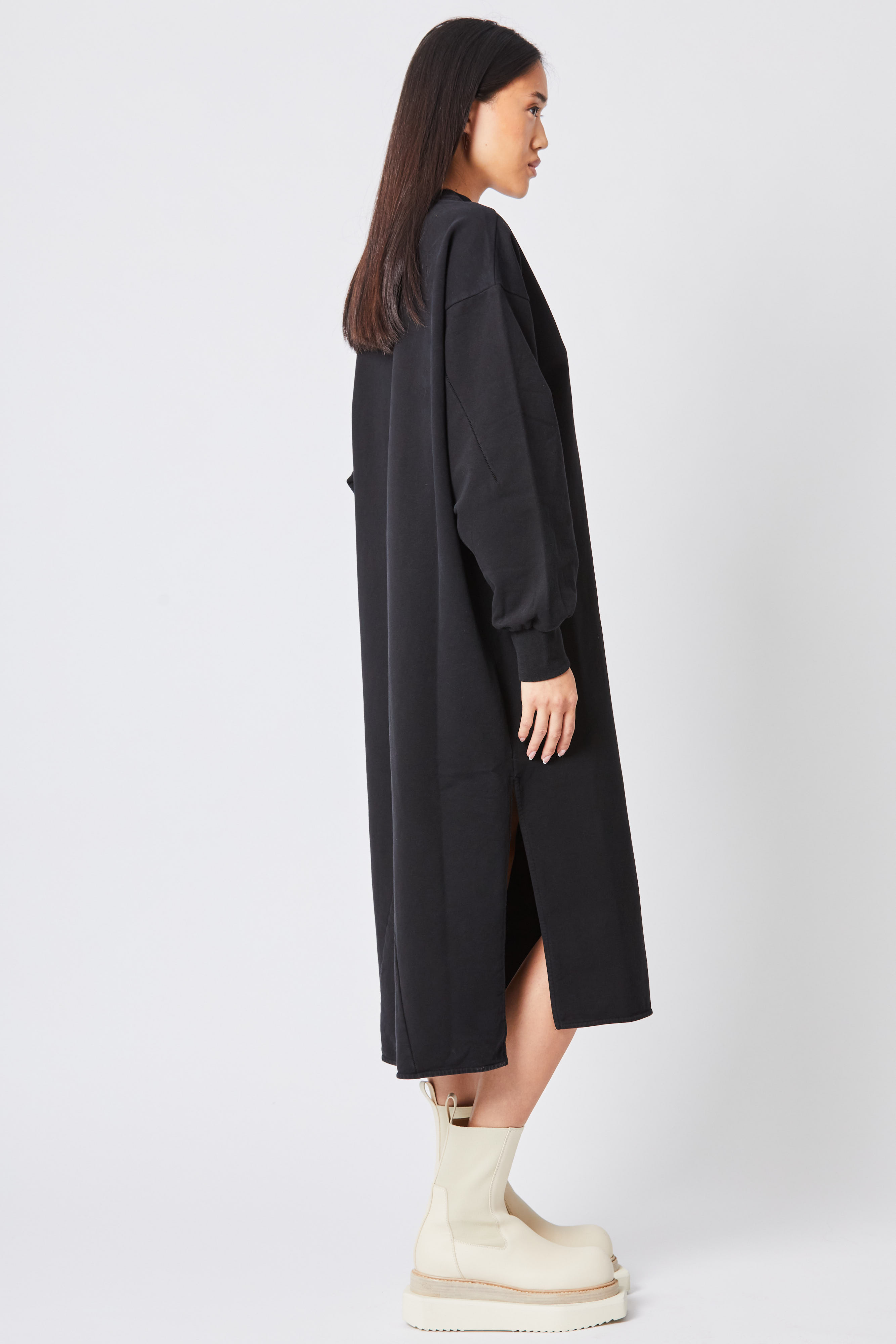 Thom Krom Sweat Dress in Black S