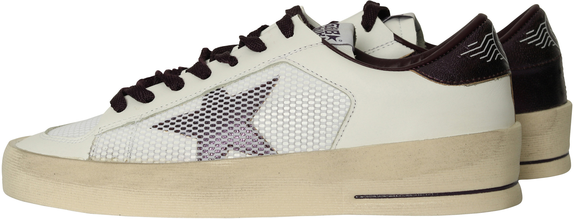 Golden Goose Stardan White/Purple