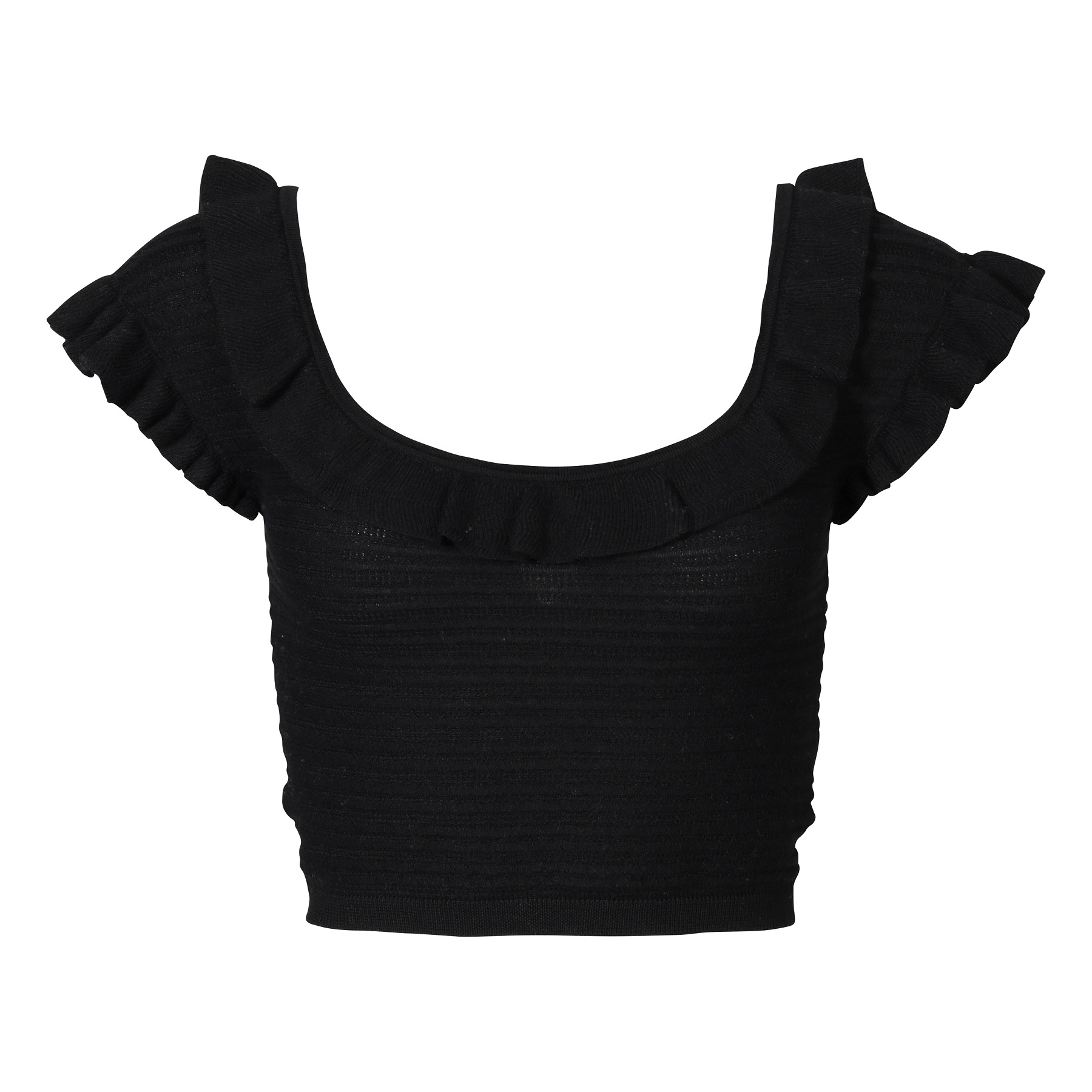 FLONA Cashmere Top in Black