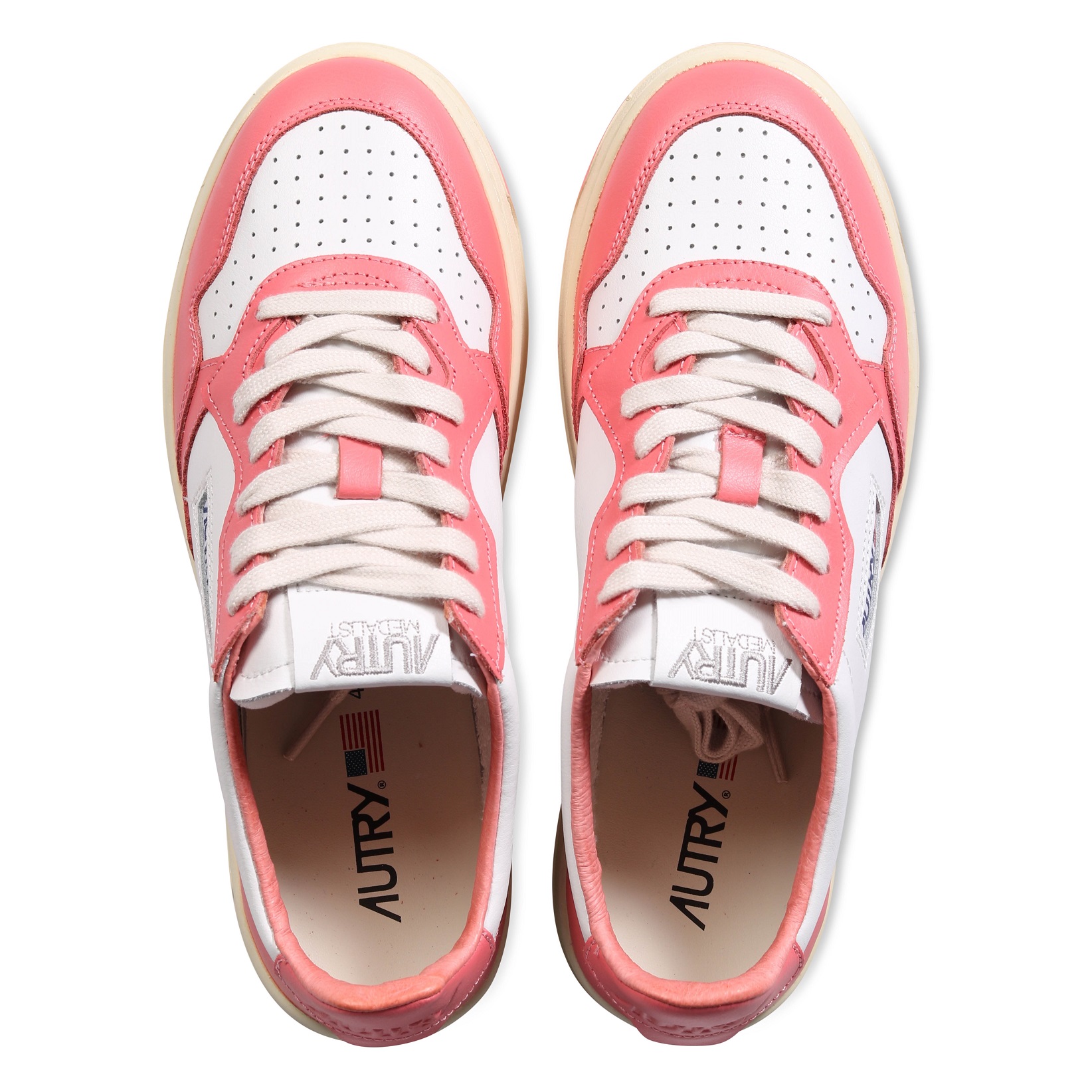 AUTRY ACTION SHOES Low Sneaker White/Lobster 41