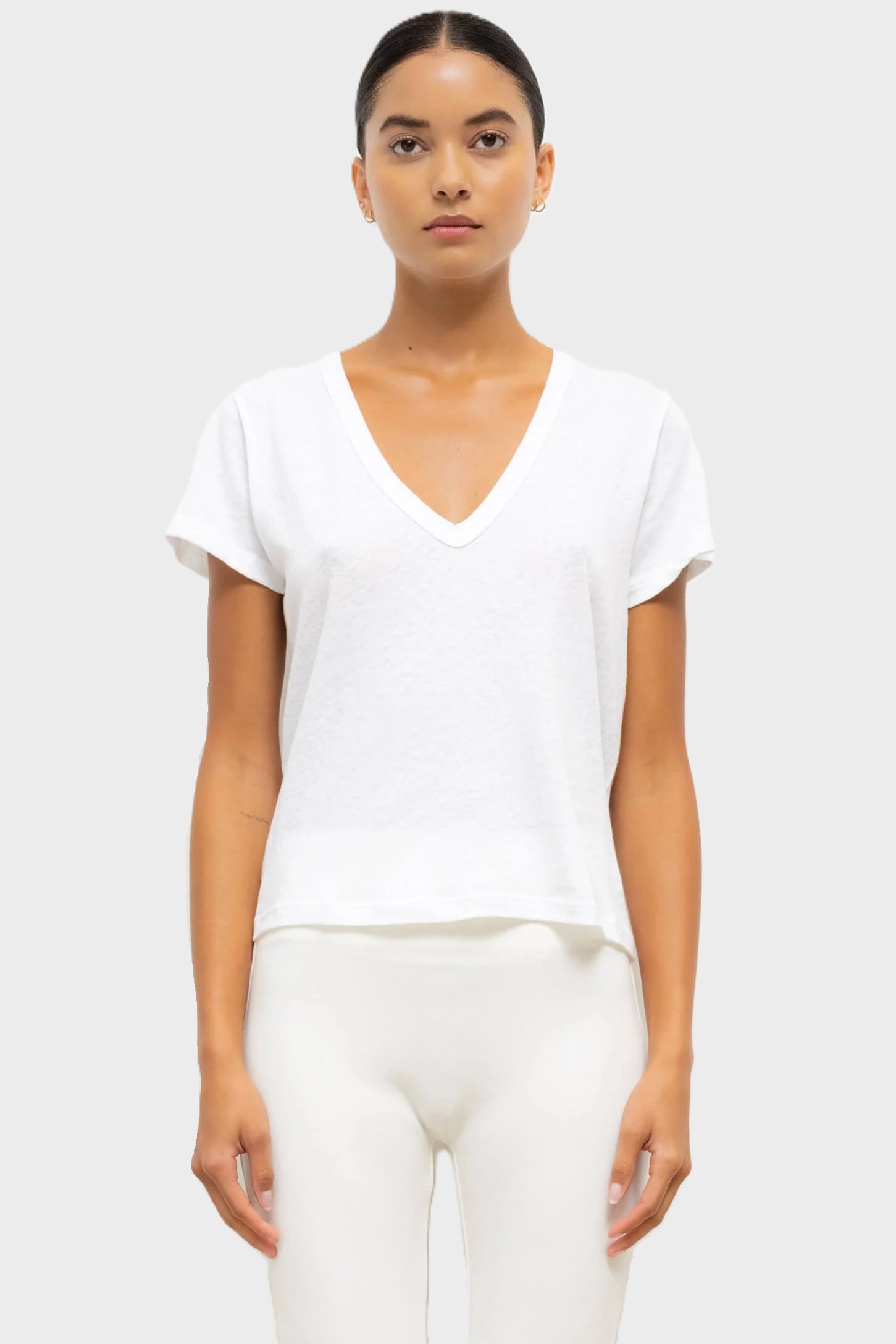 LESET Laura T-Shirt in White
