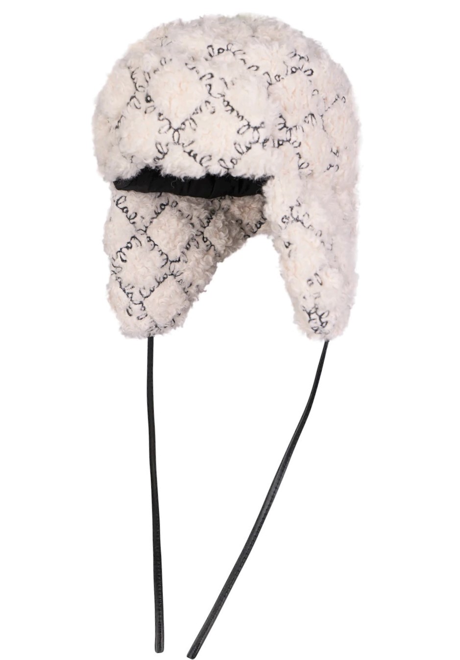 Lala Berlin Hat Humer White Lalagram Embroidery