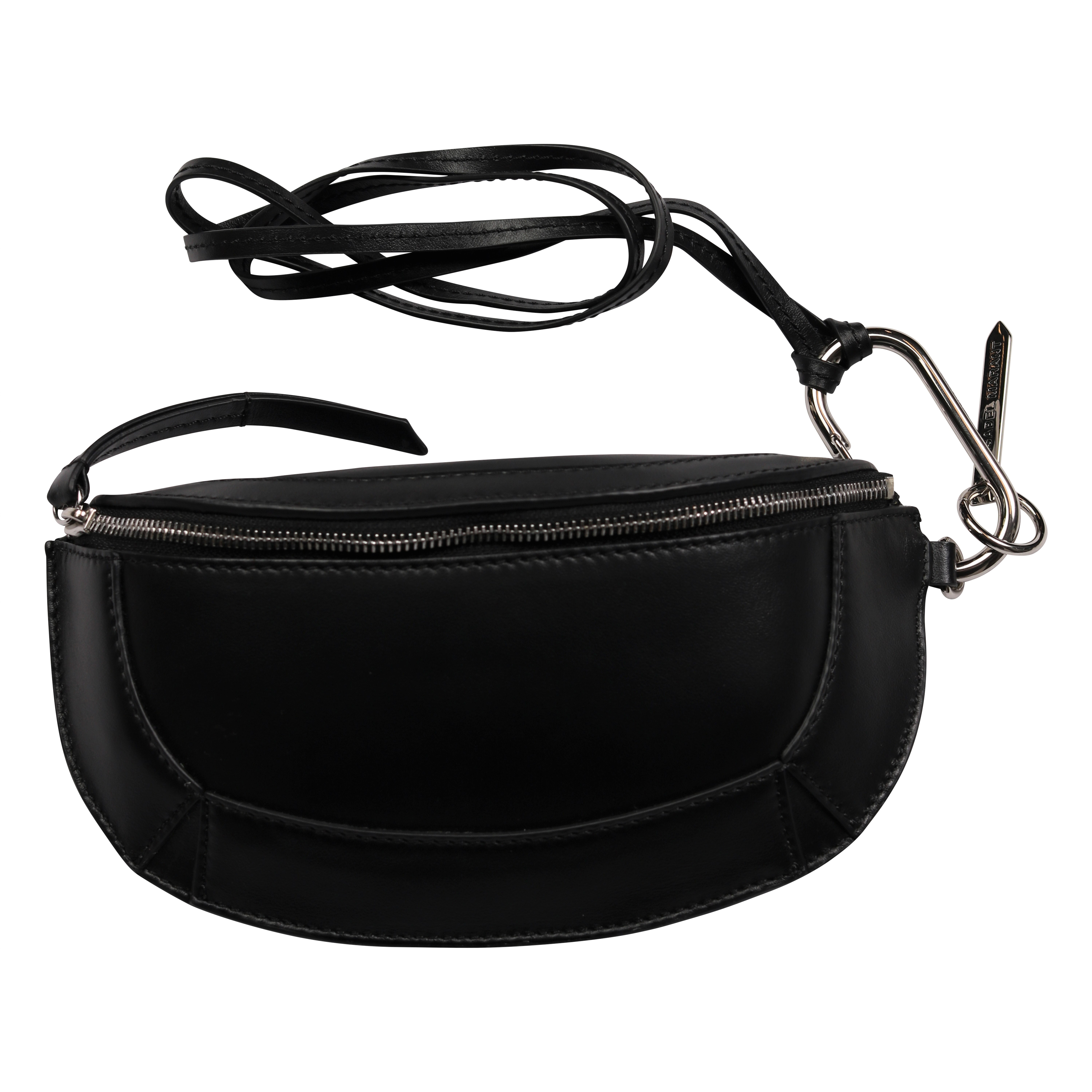 Isabel Marant Bossey Small Leather Bag in Black