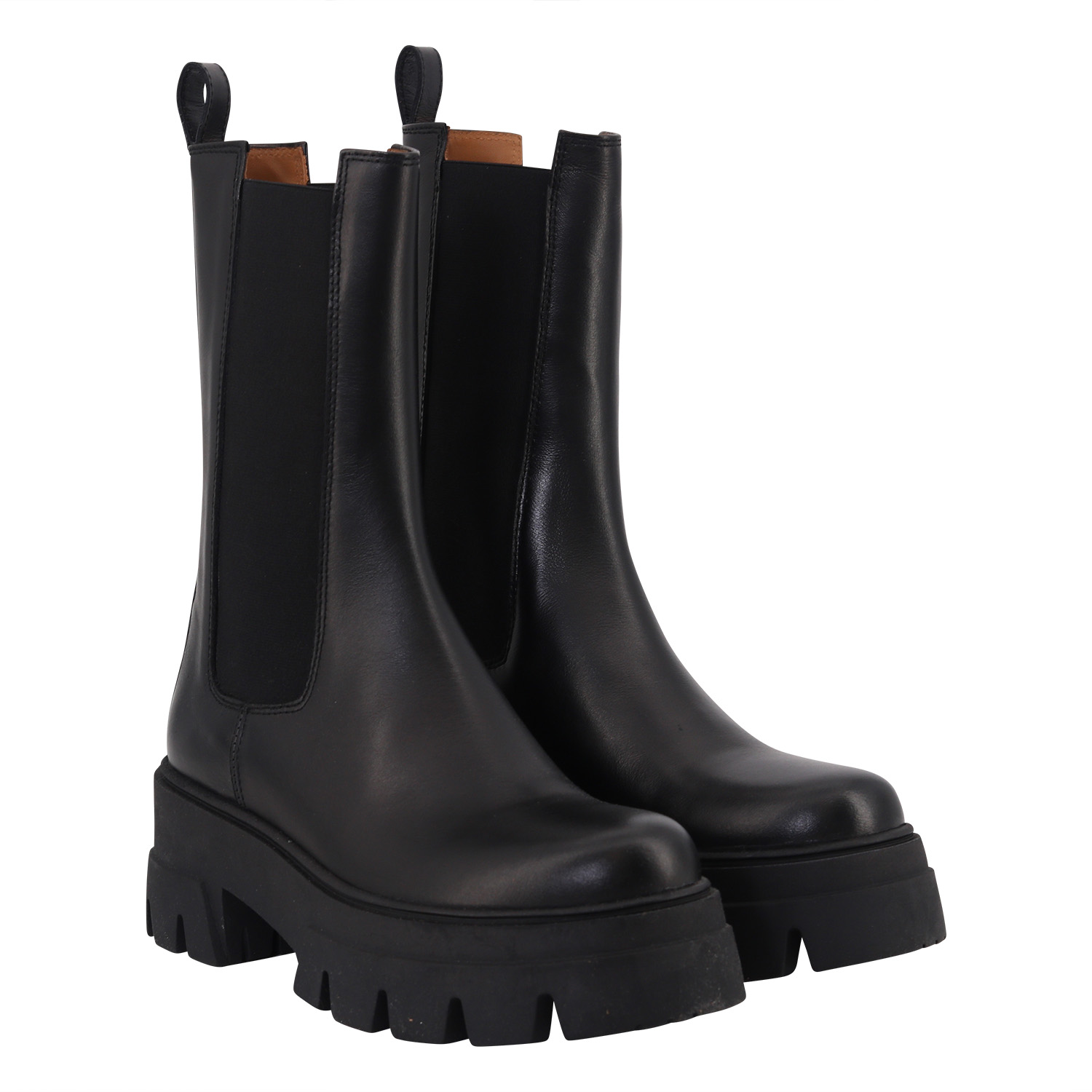Ennequadro Chelsea Combat Boots Black
