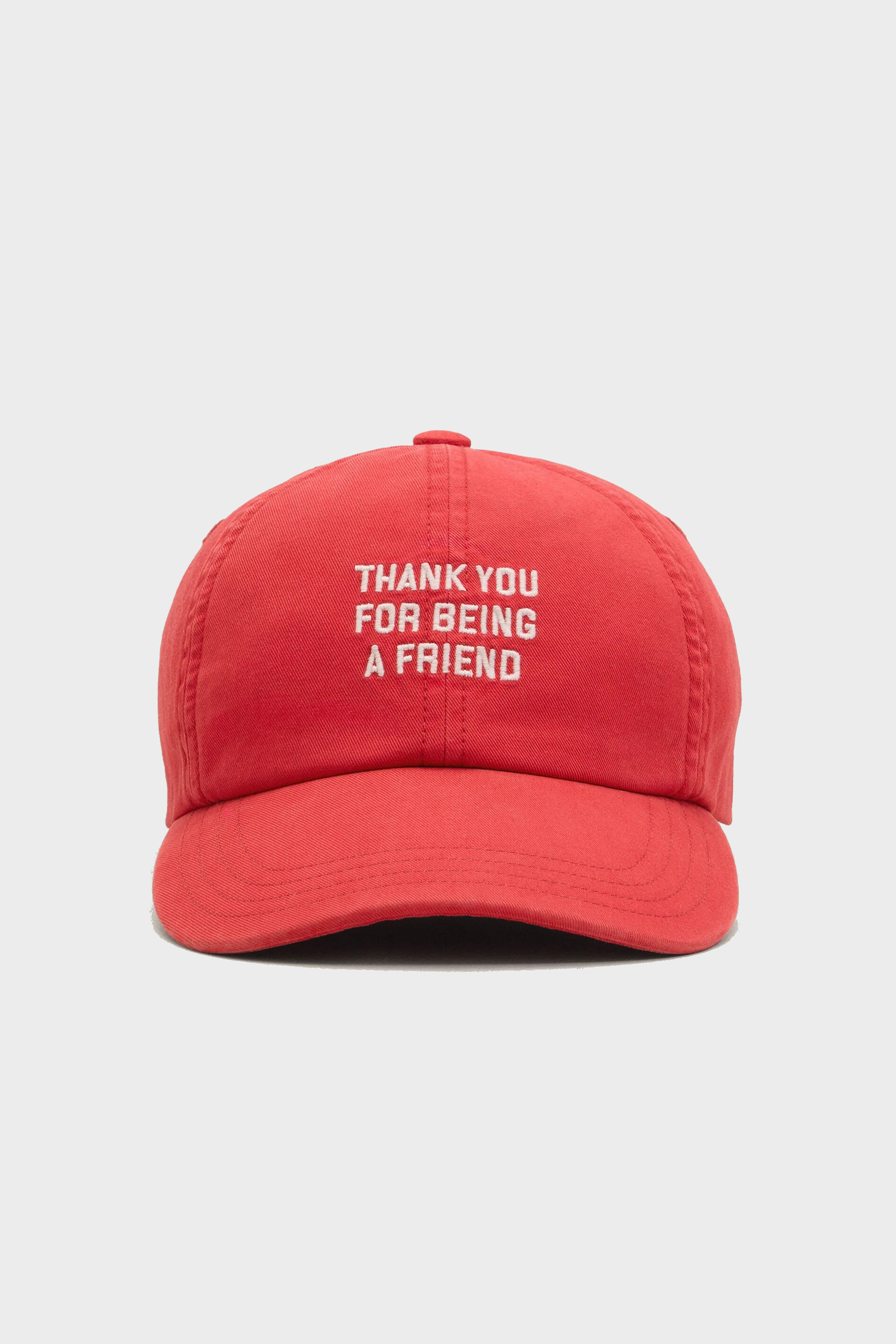 AMI PARIS Thanks For Being A Friend Cap in Ruby Red