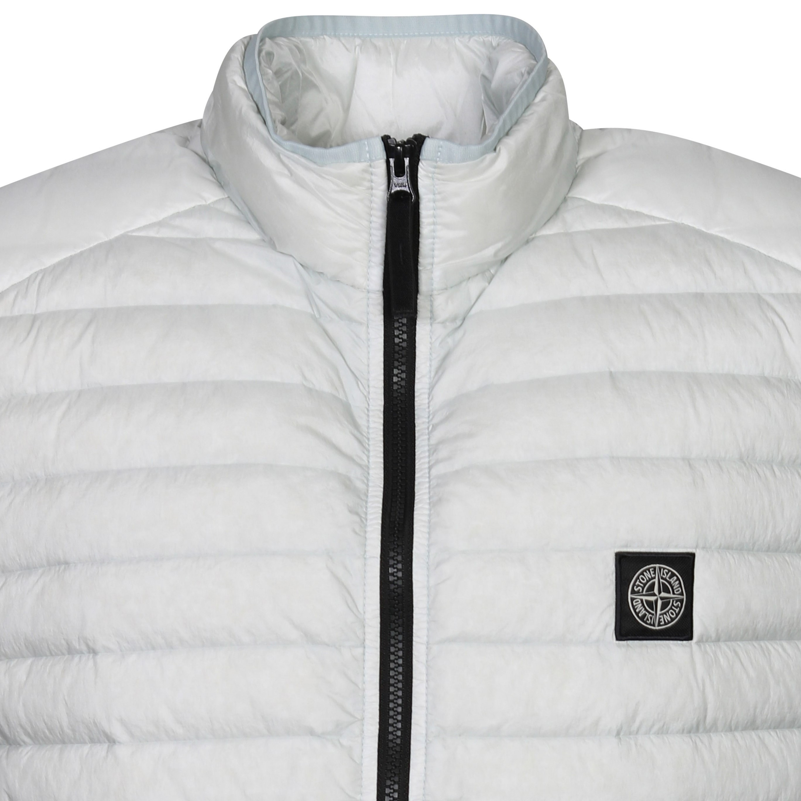 Stone Island Real Down Vest in Light Grey