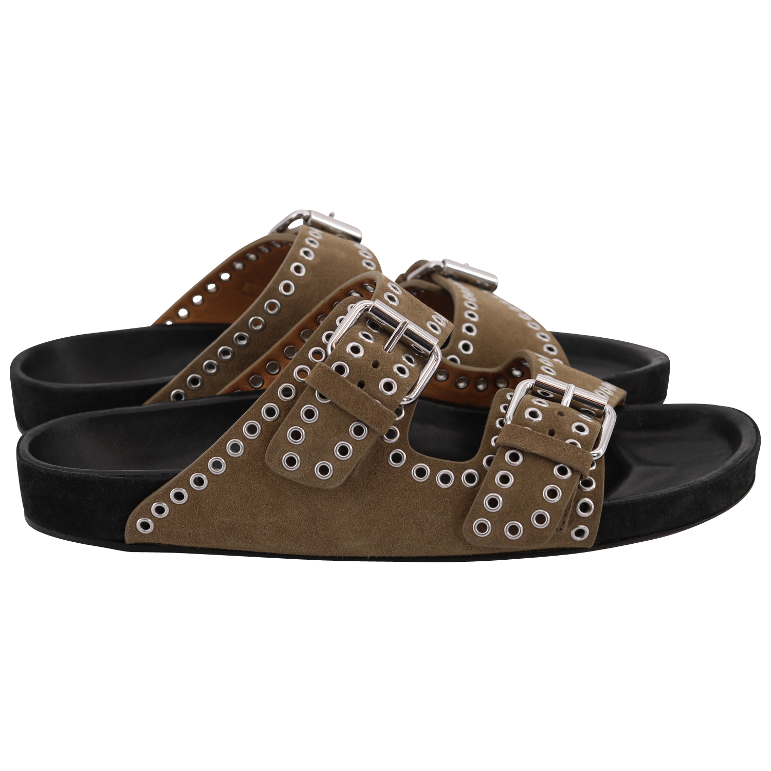 Isabel Marant Sandals Lennyo Taupe Suede