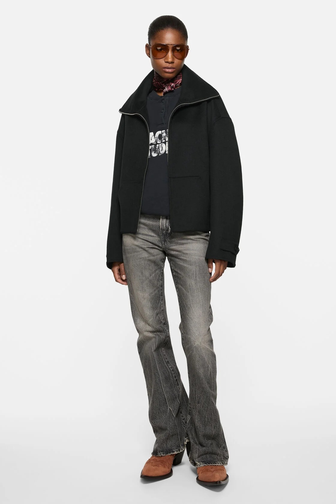 ACNE STUDIOS Wool Jacket in Black