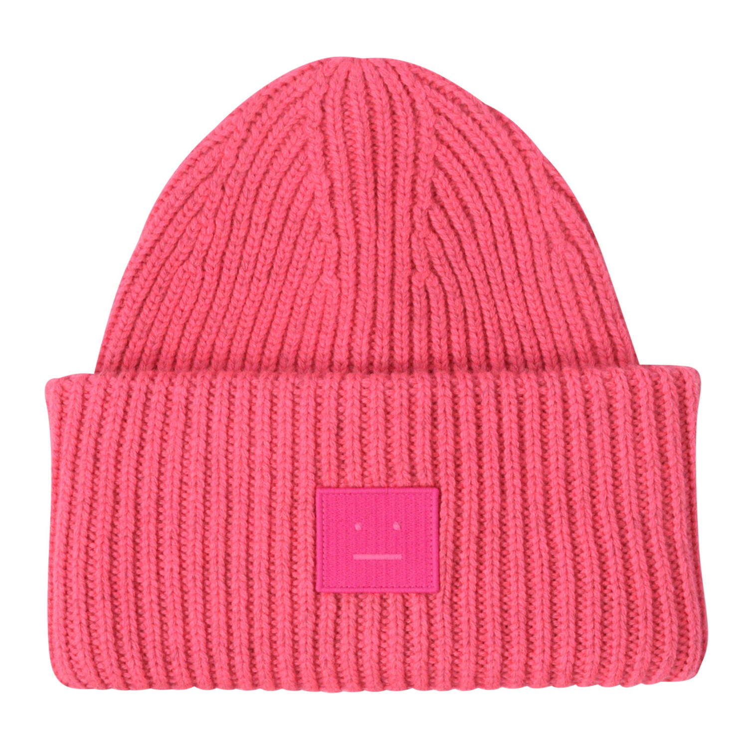 Acne Studios Knit Cap Pansy Neon Pink