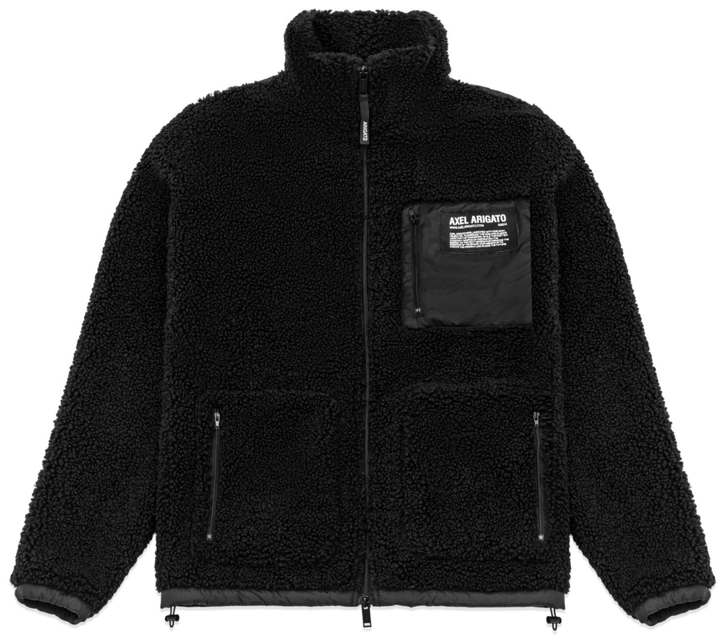 AXEL ARIGATO Billie Fleece Jacket in Black