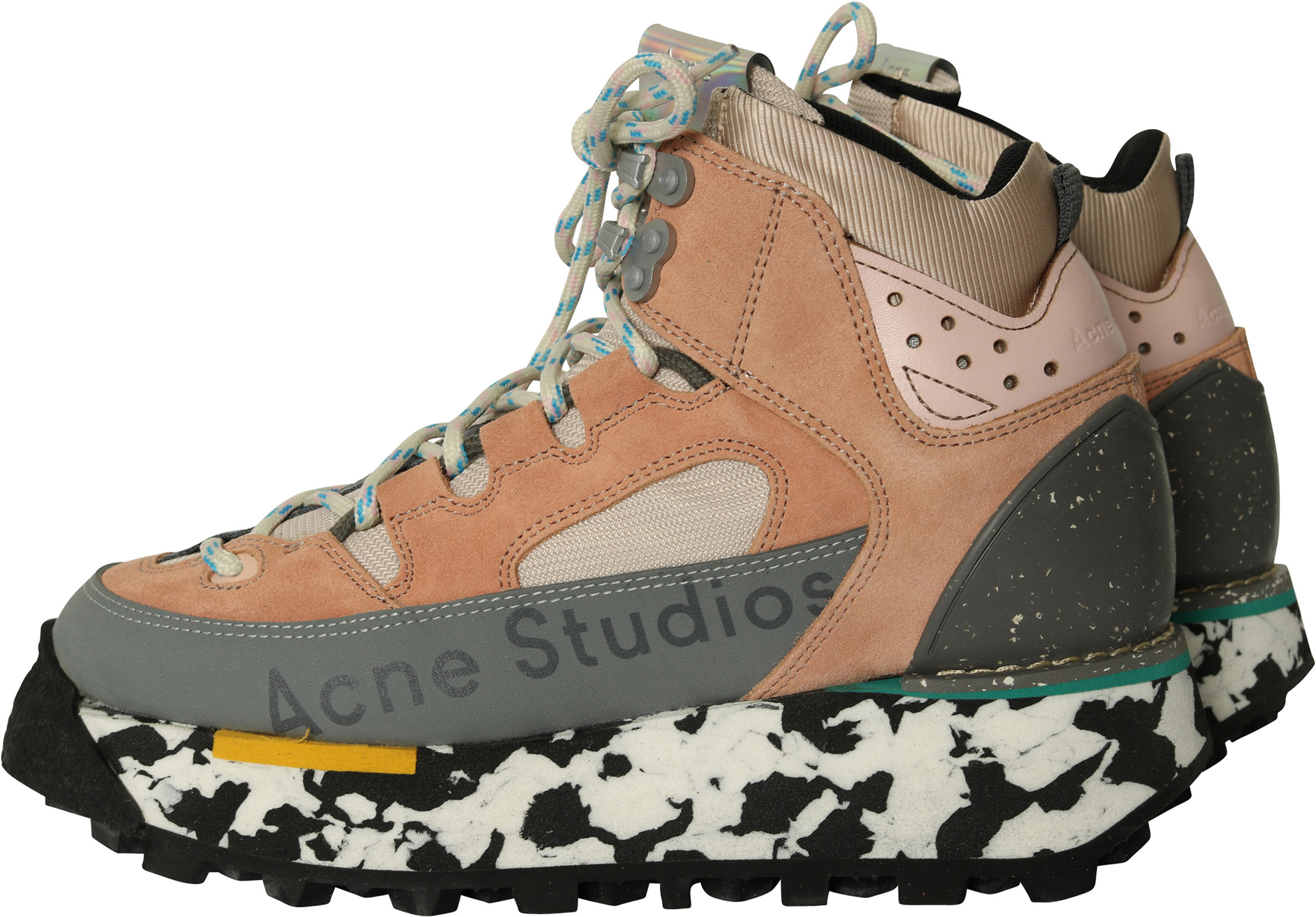 Acne Studios High Top Bertrand Multi Pink