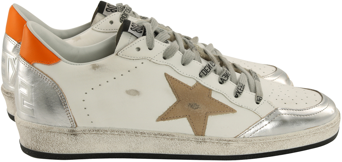 Golden Goose Sneaker Ball Star White Leather