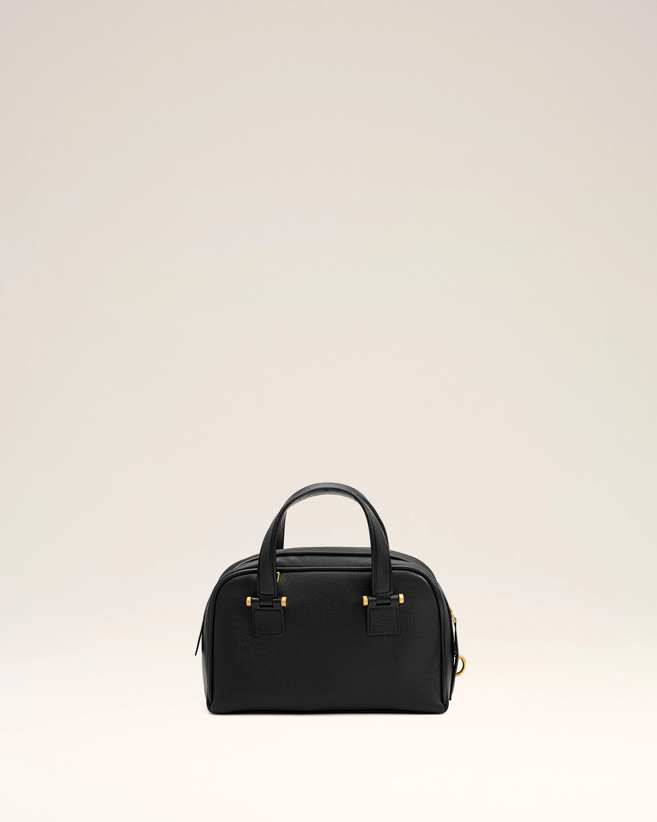 AMI PARIS Small Georges Bowling Bag in Black