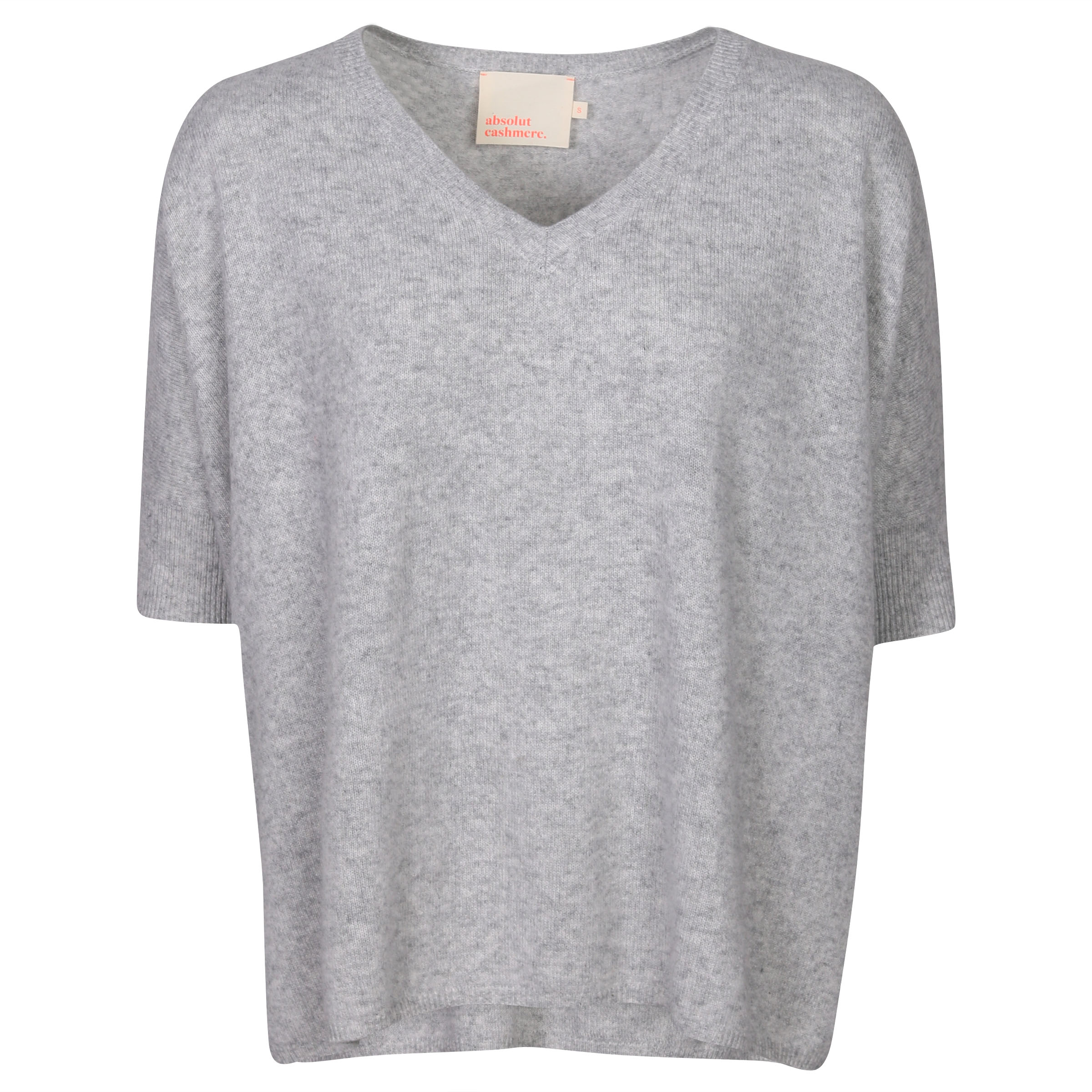 Absolut Cashmere Oversized Sweater Kate Light Grey Melange